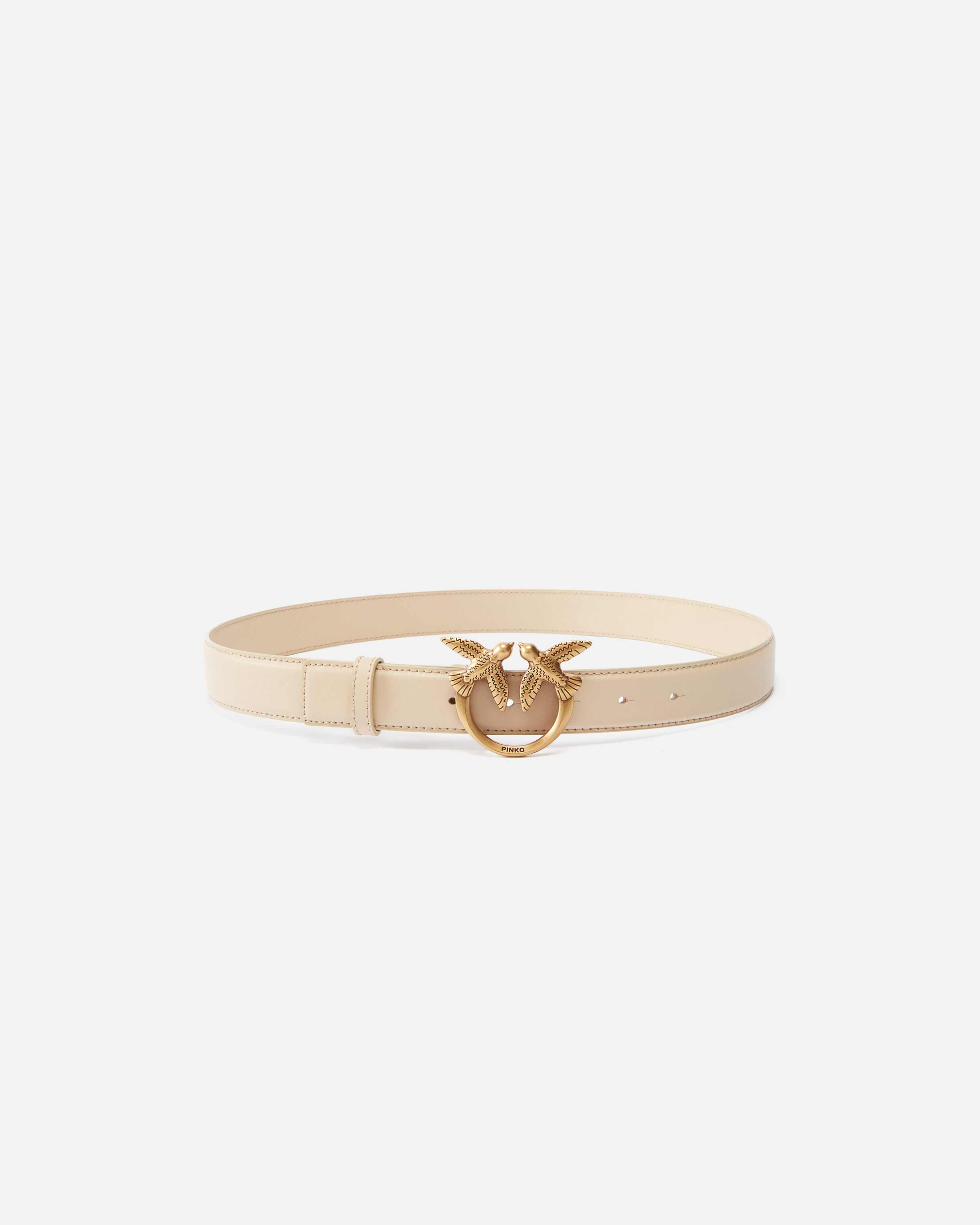 Love birds leather belt 3cm PINKO