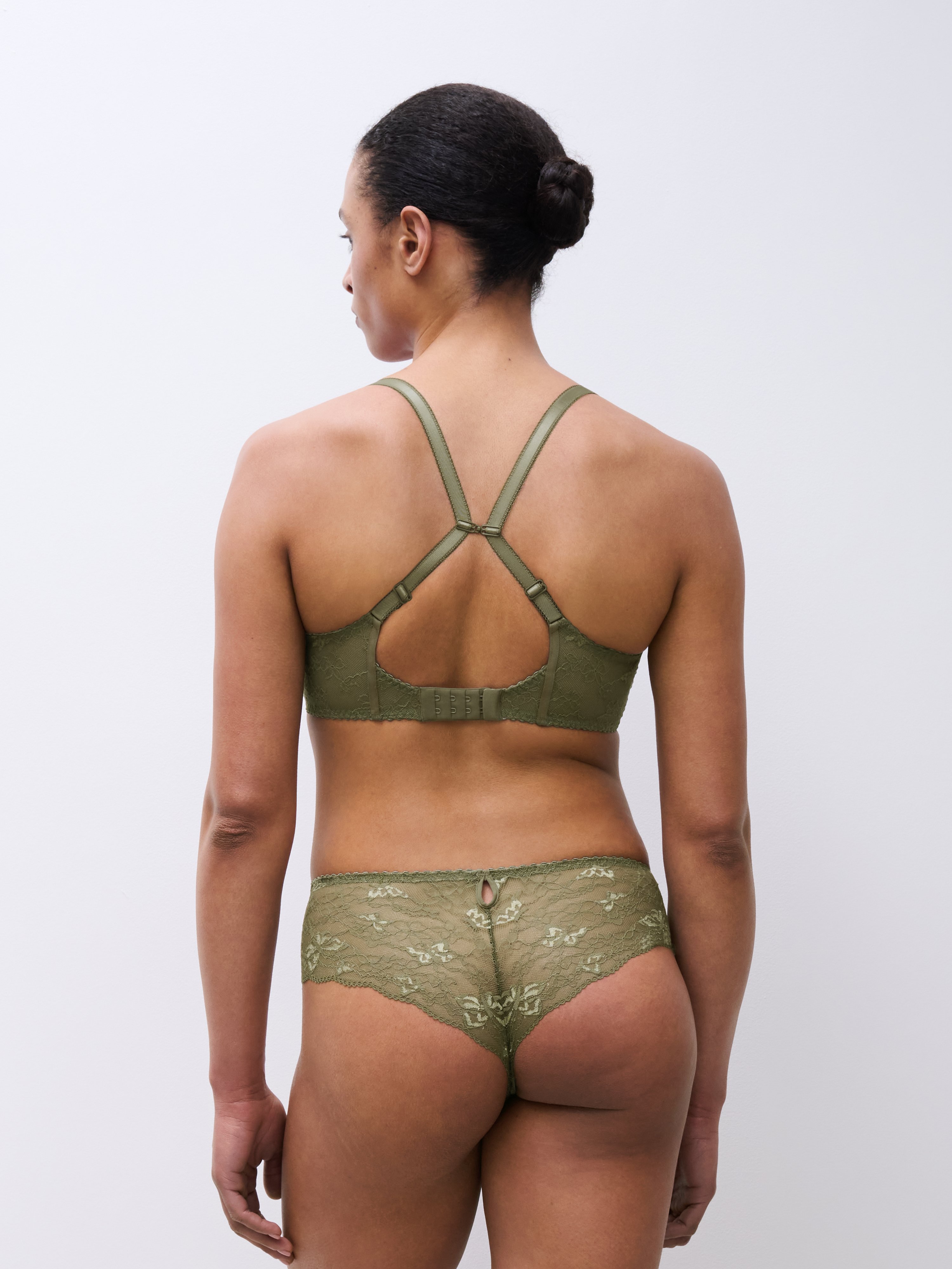 Plunge cup bra CHANTELLE PULP Green