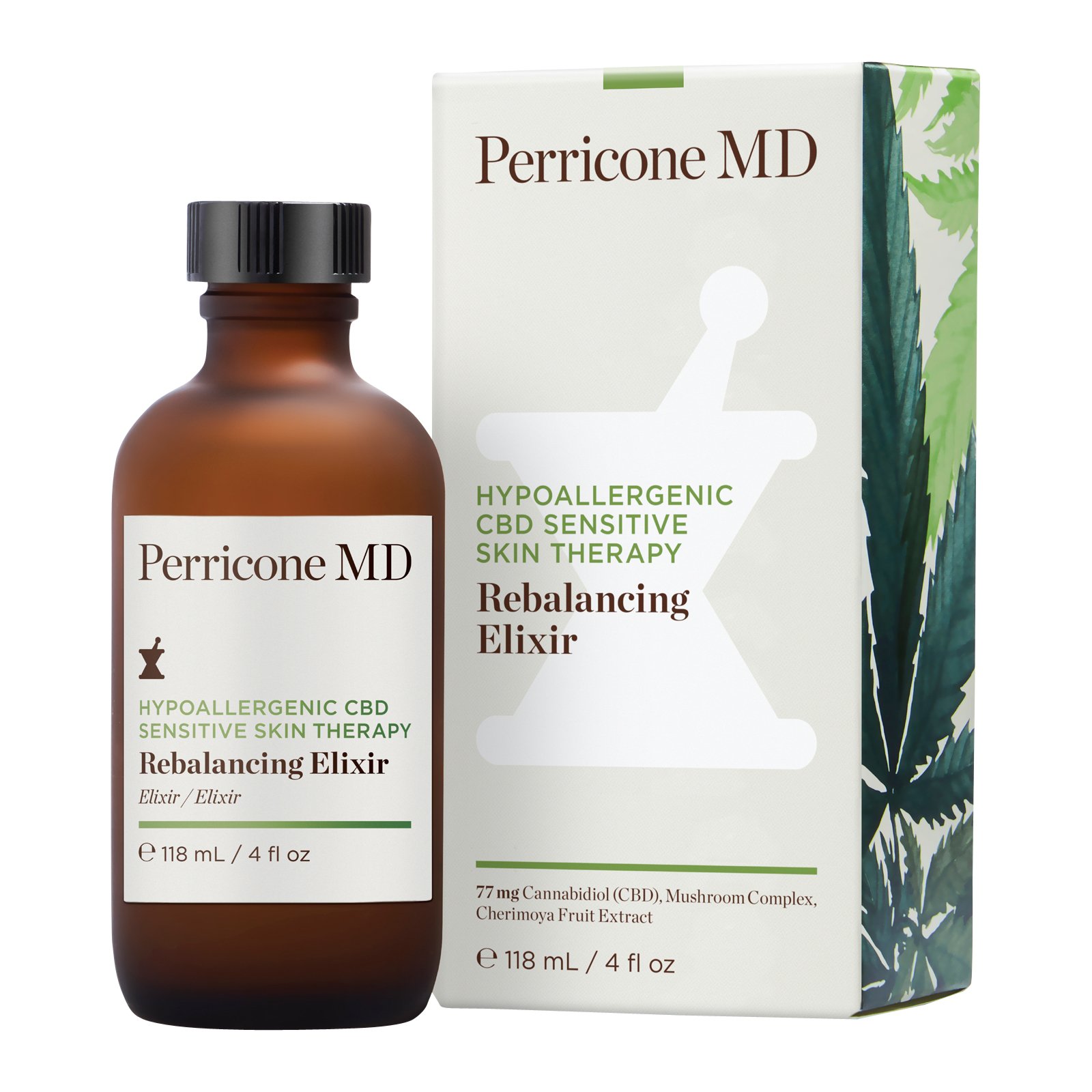 Hypoallergenic CBD Sensitive Skin Therapy Rebalancing Elixir PERRICONE MD No color