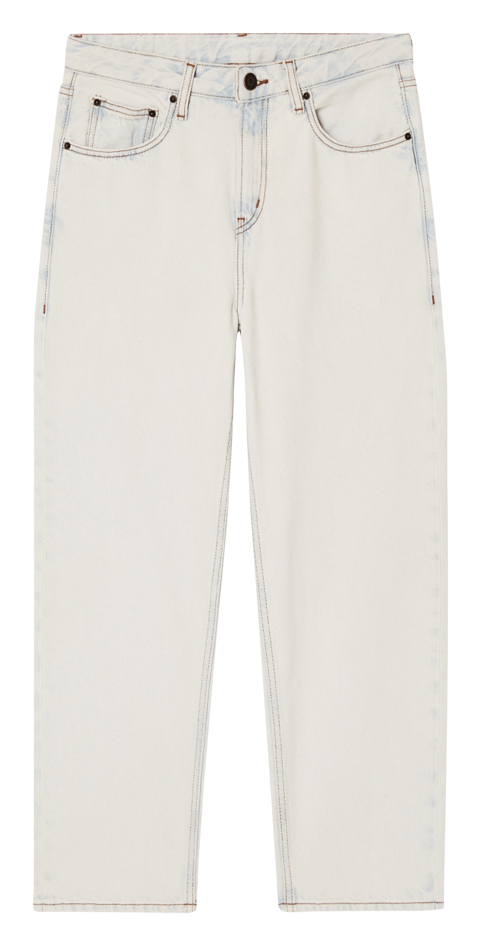 Rechte, Katoenen Jeans Met Verwassen Effect Super Bleached American Vintage  - Dames | Place des Tendances