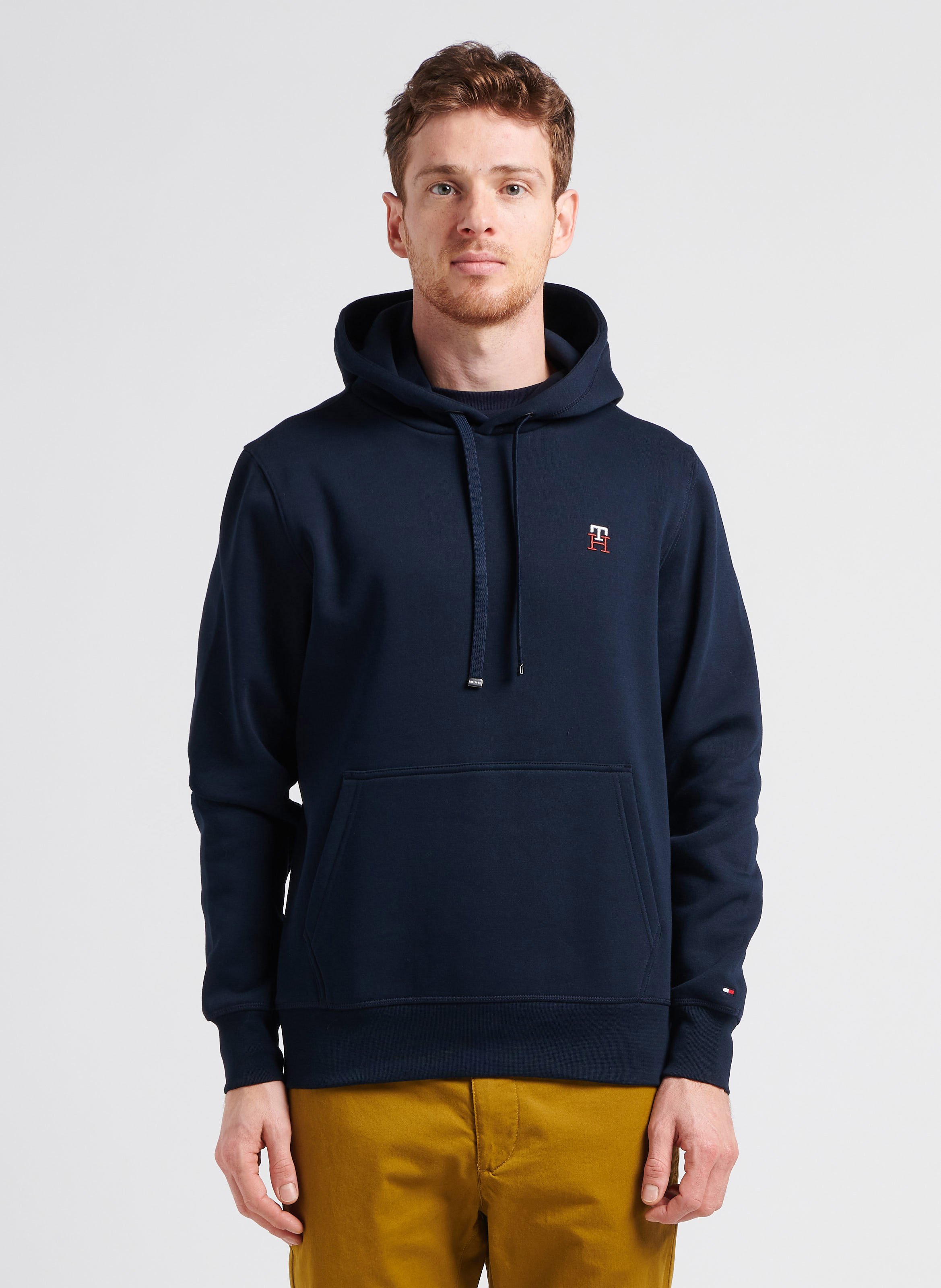 tommy hilfiger pullover hoodie men's