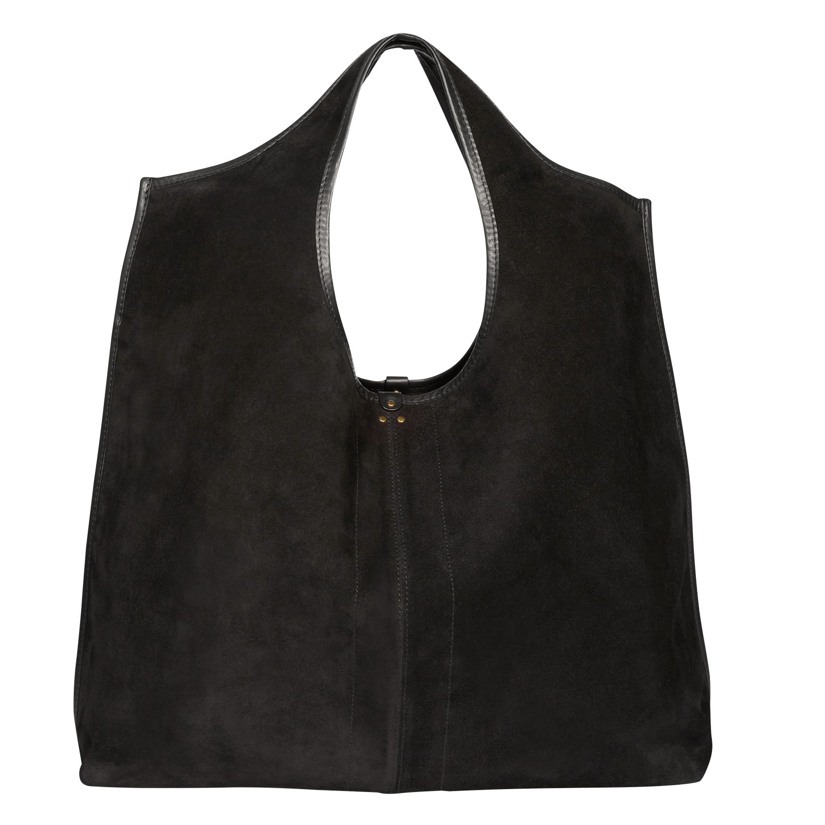 Leather tote bag JEROME DREYFUSS Black