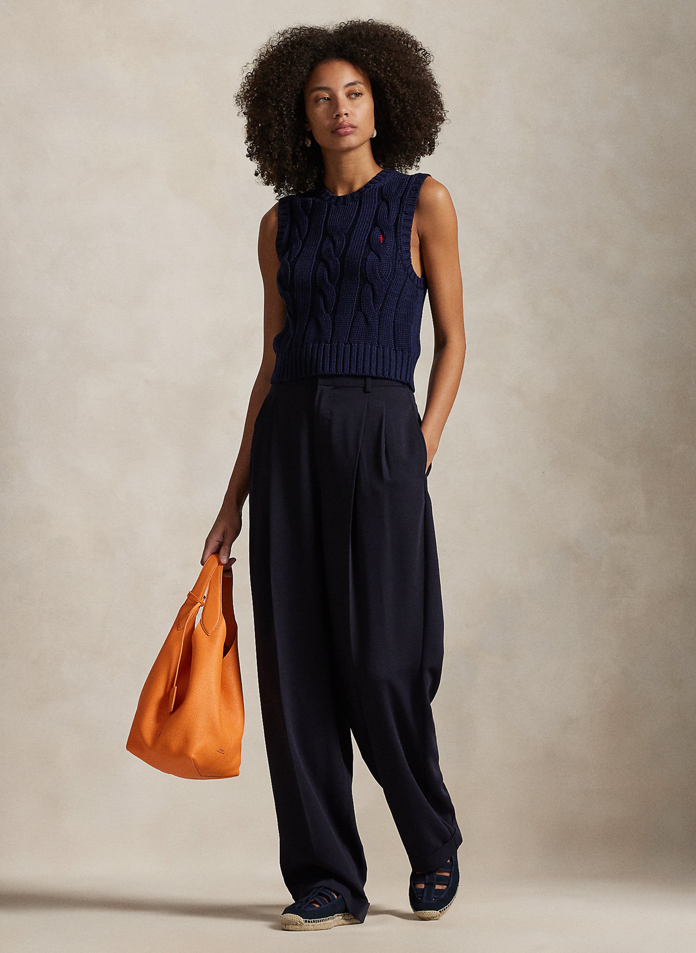 Pullunder aus Baumwolle POLO RALPH LAUREN Blau