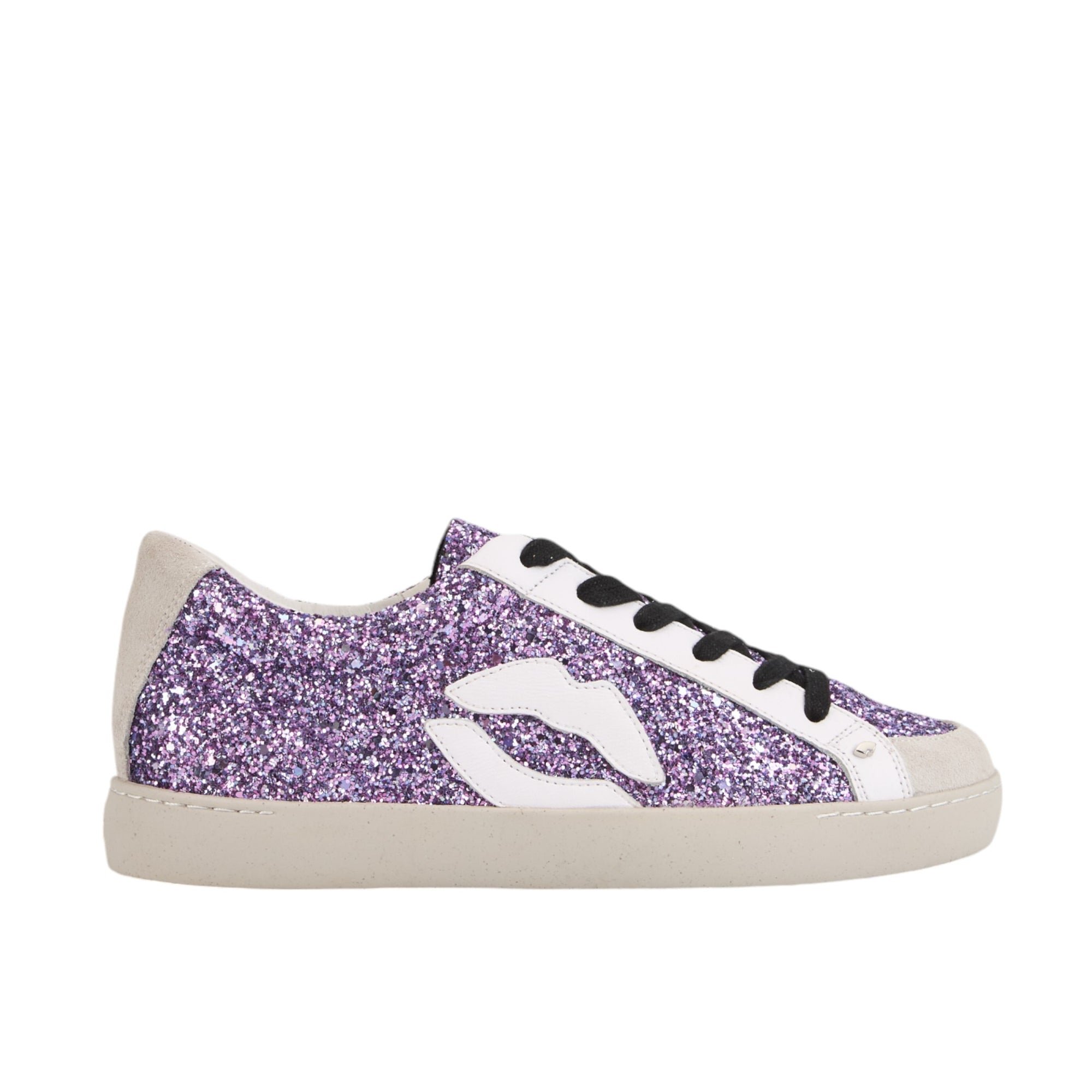 Jimmy leather sneakers BONS BAISERS PARIS Purple