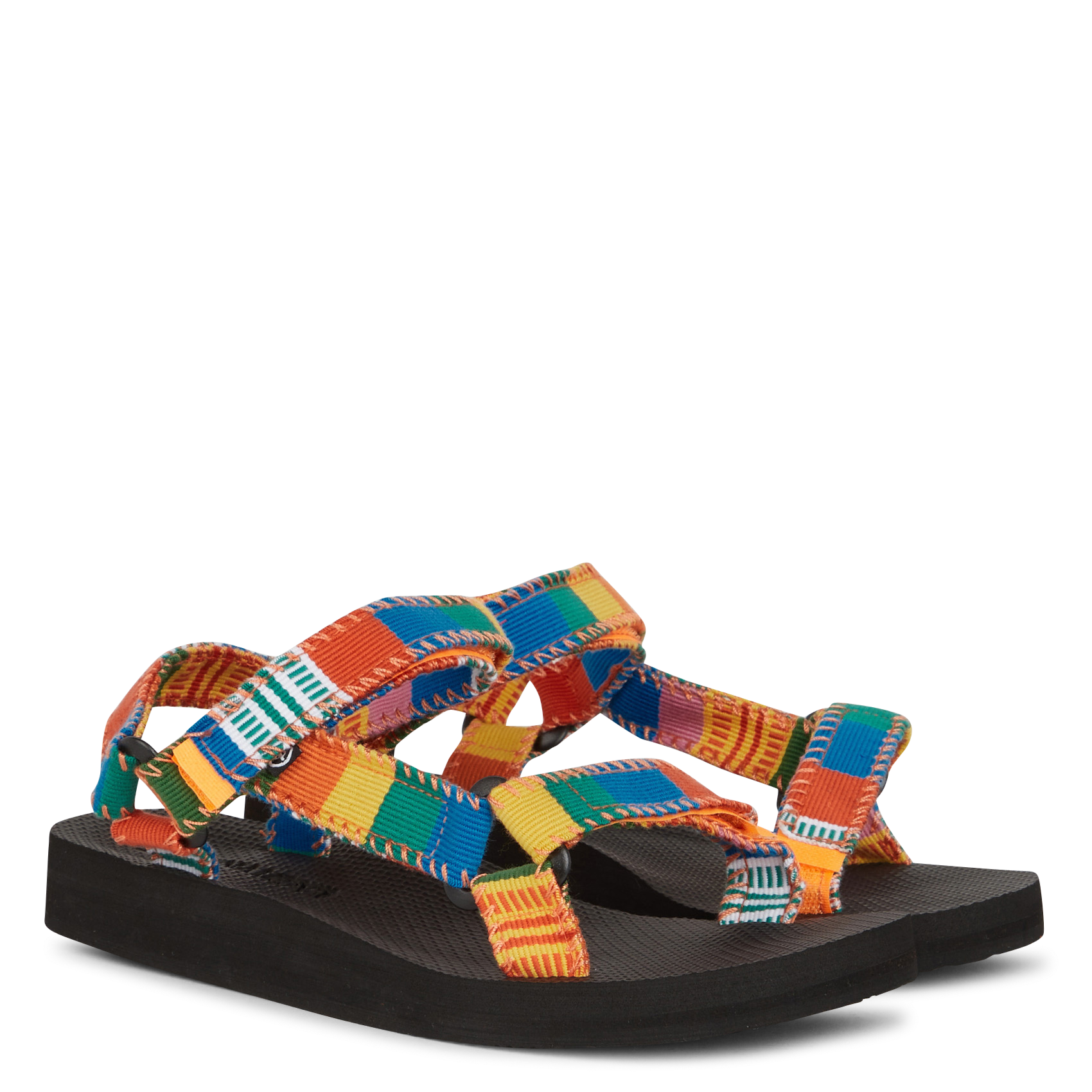 Sandales plates en coton ARIZONA LOVE Orange