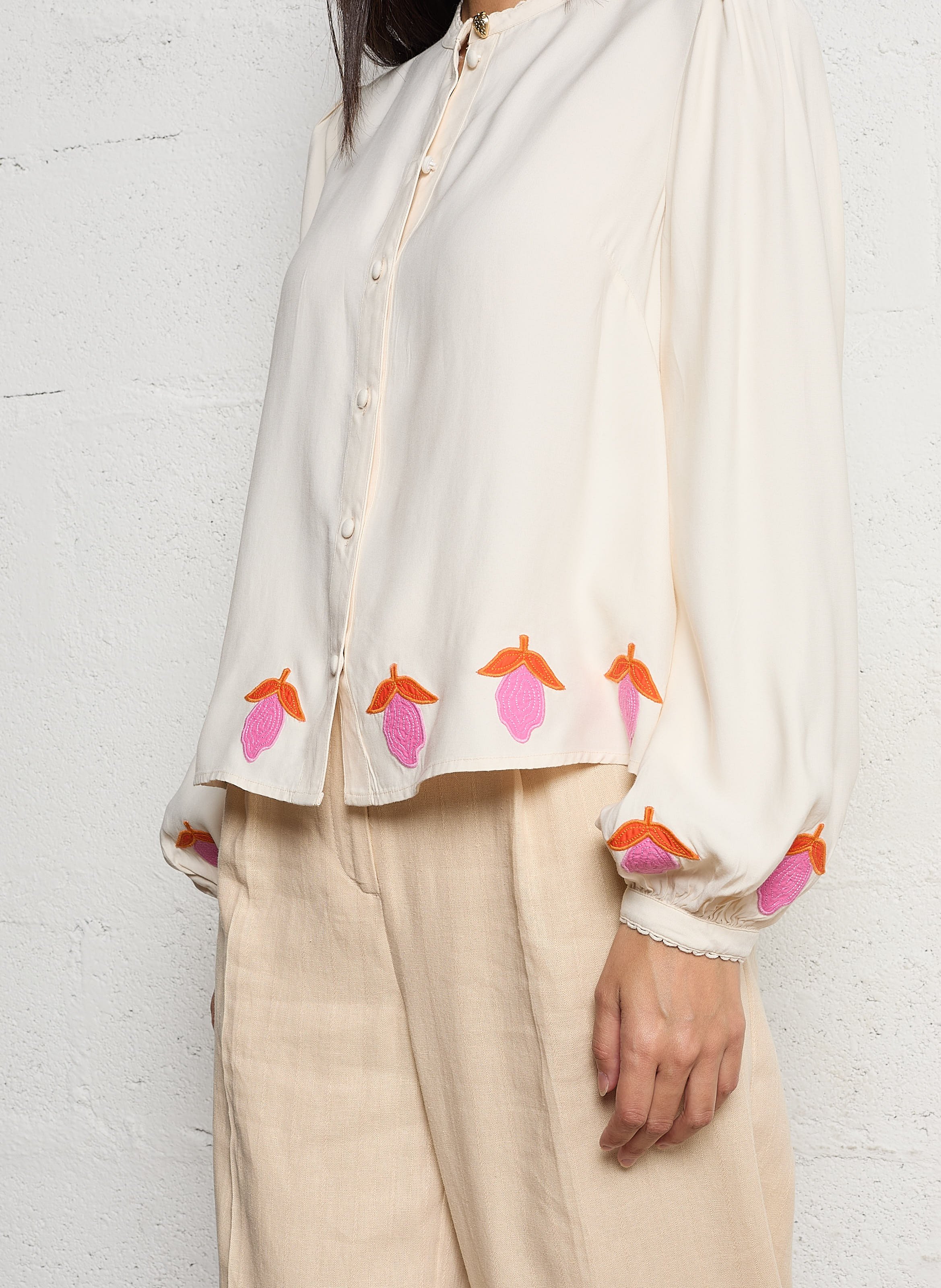 Chemise droite  FABIENNE CHAPOT Blanc