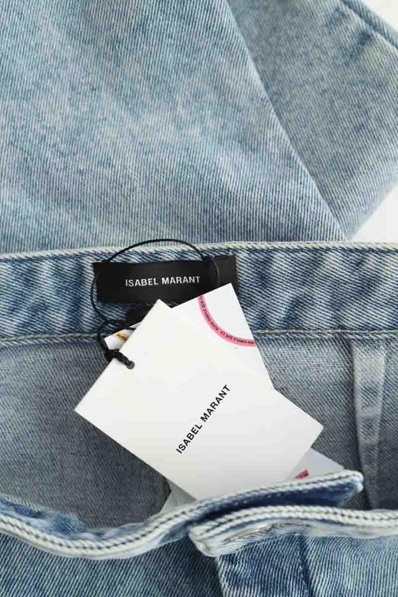 Cotton skinny jeans ISABEL MARANT - Seconde Main Blue