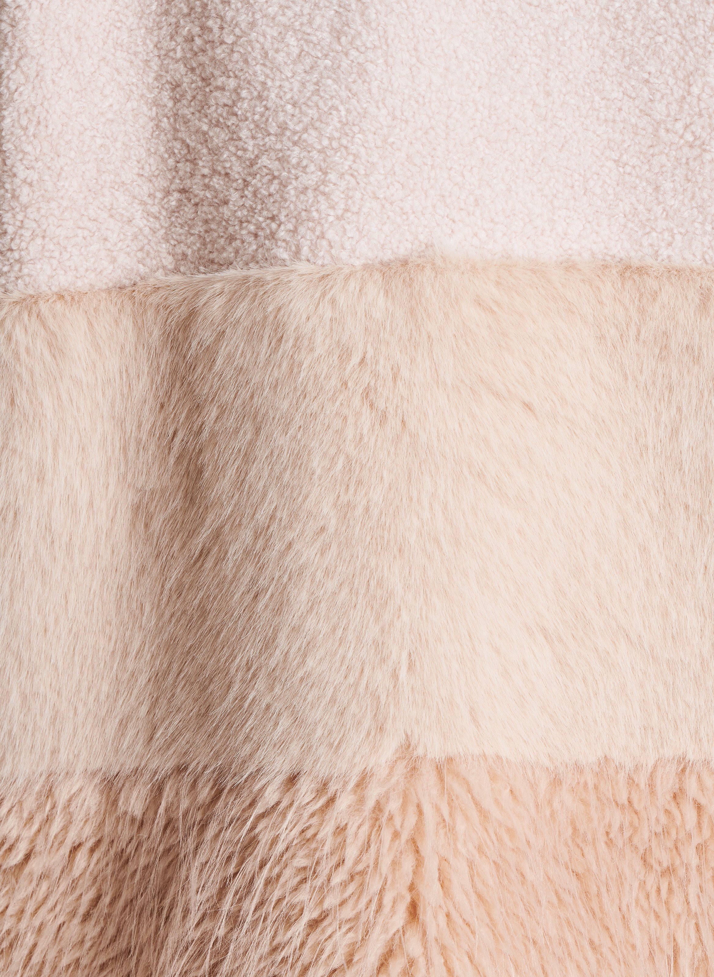 Manteau col tailleur  LA FEE MARABOUTEE Blanc