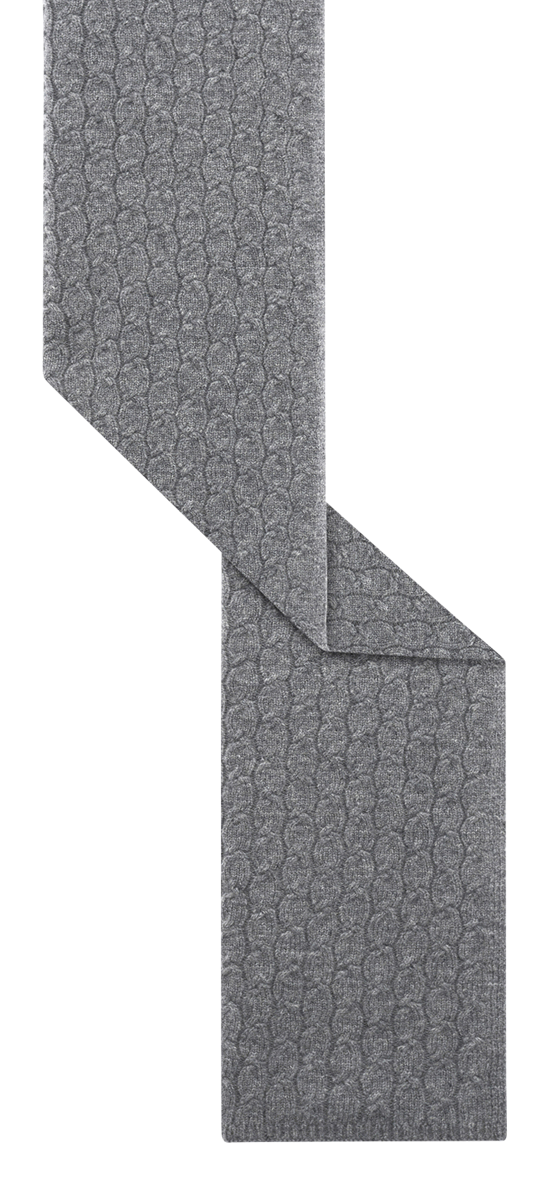 Alaska - Einfarbiger Schal aus Wolle PABLO Grau