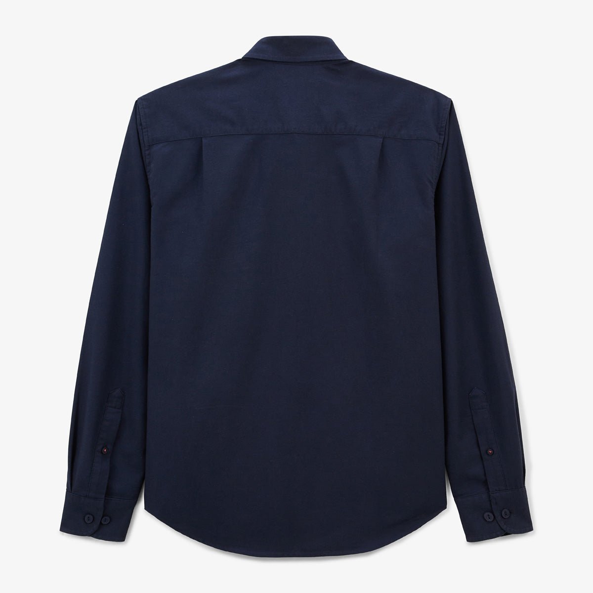 Long-sleeve solid oxford shirt SERGE BLANCO Blue