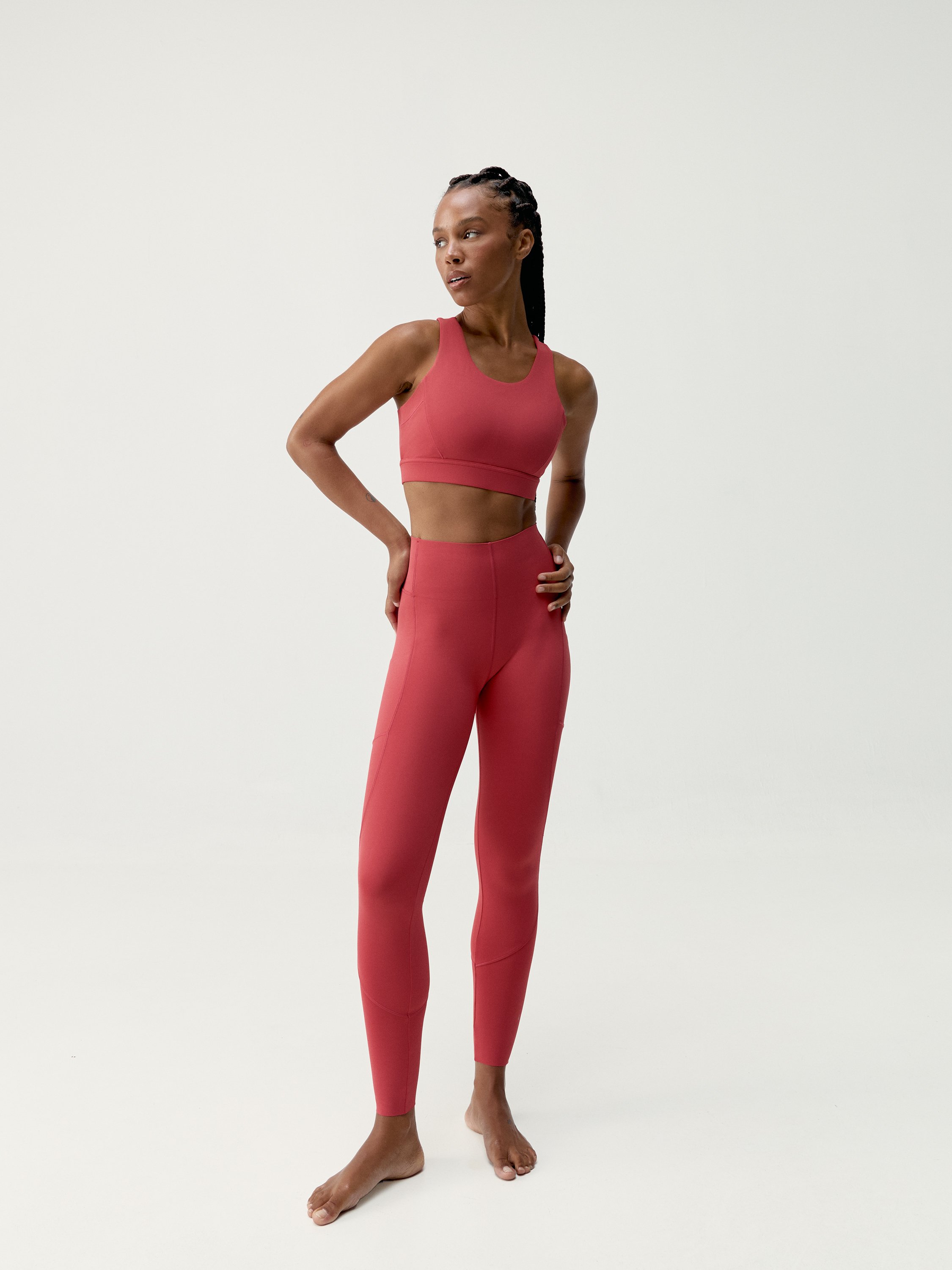 High-support Denise sports bra BORN LIVING YOGA Orange