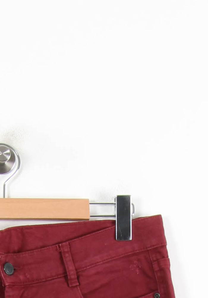 Cropped slim jeans with studs COMPTOIR DES COTONNIERS - Seconde main Red