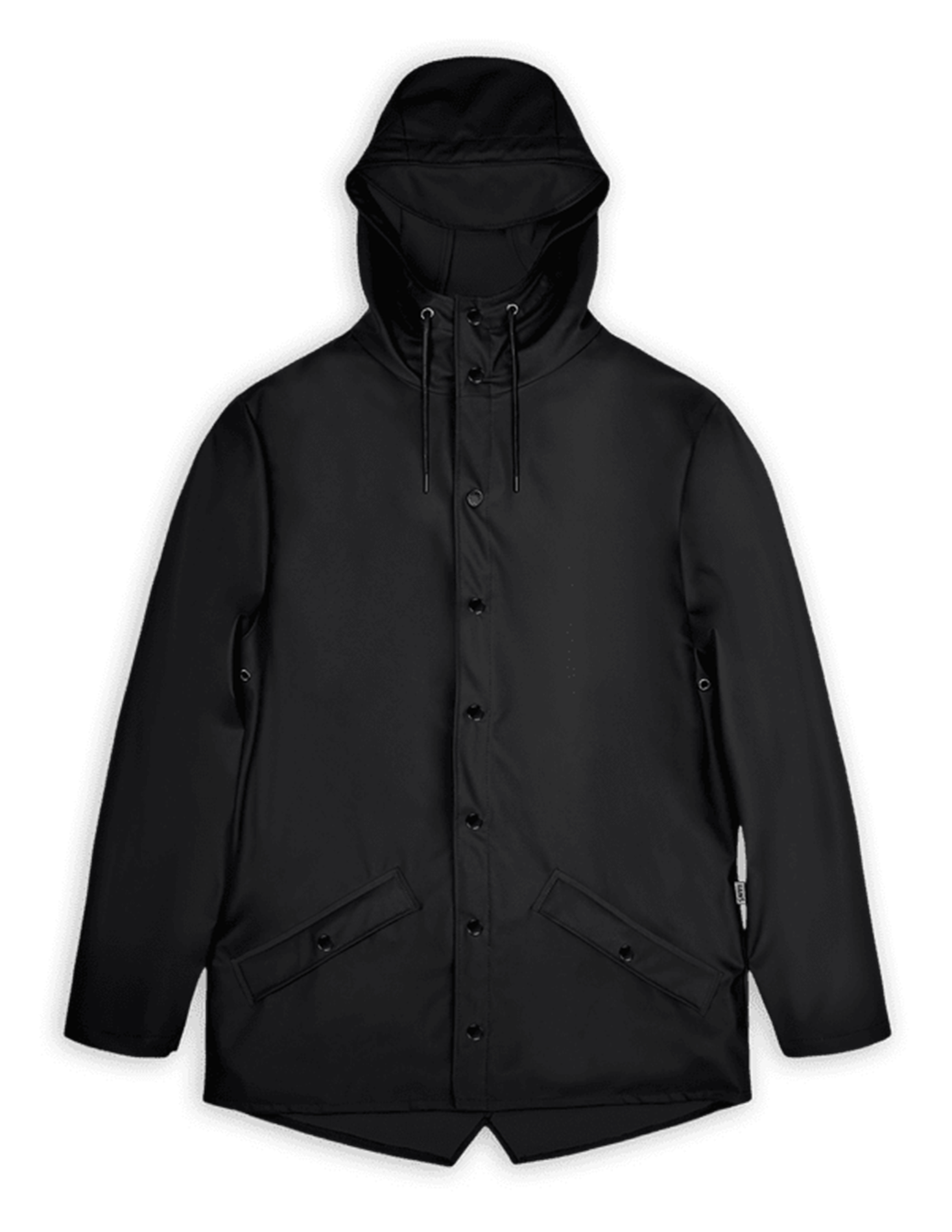 Coupe-vent à capuche RAINS Noir