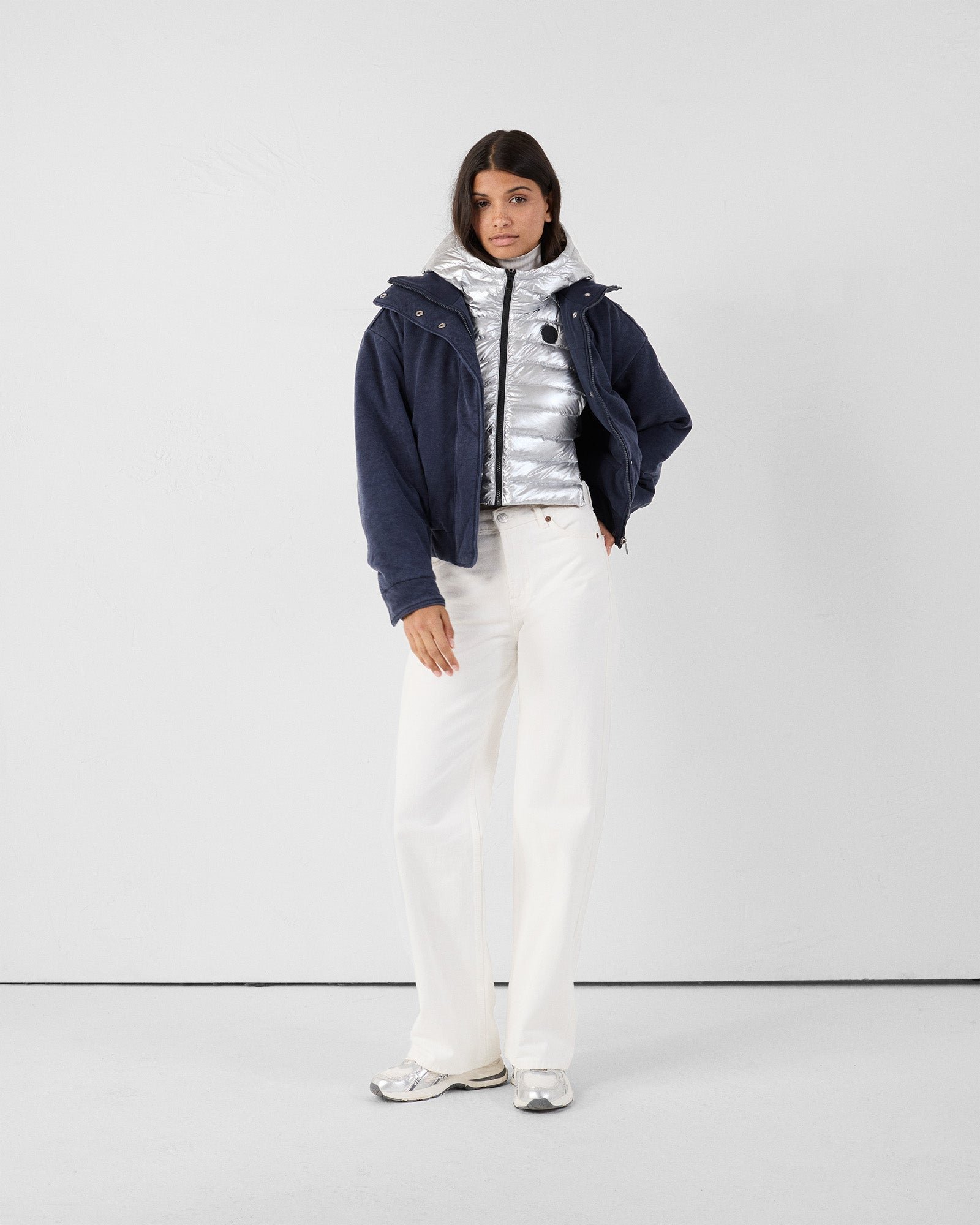 Metallic hood wing JOTT Grey