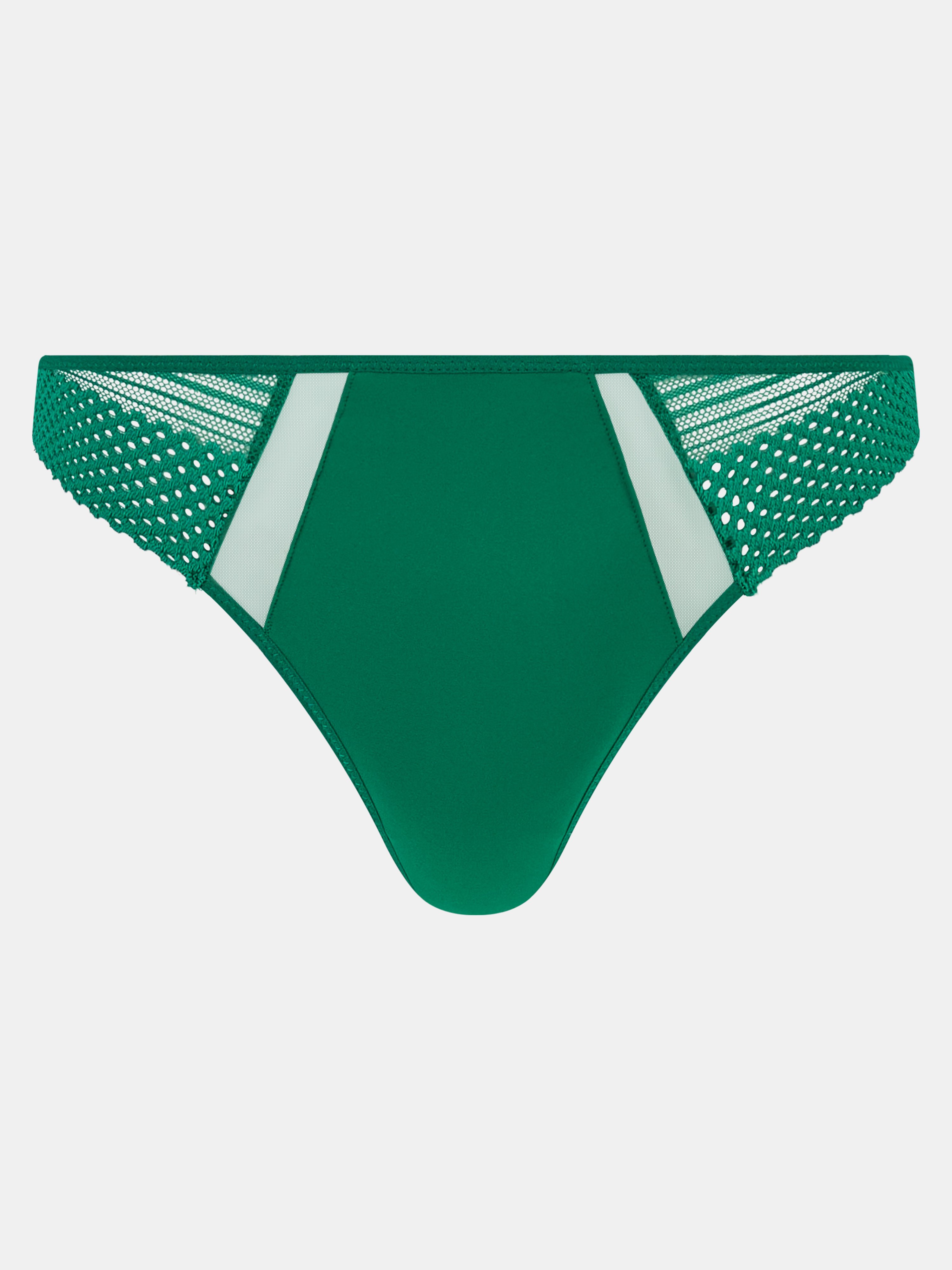 Aventurine lace tanga CHANTELLE PULP Green