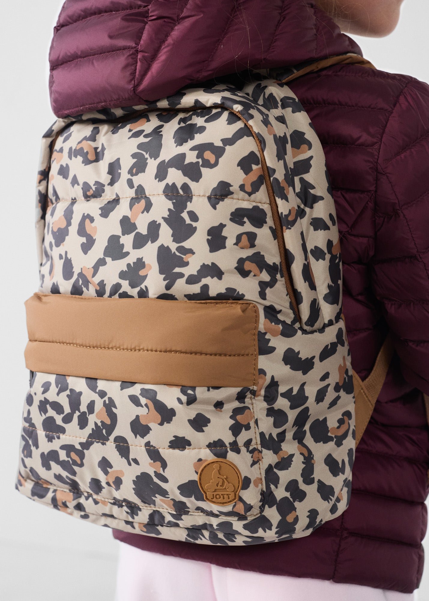 Pupil Print Backpack JOTT Brown