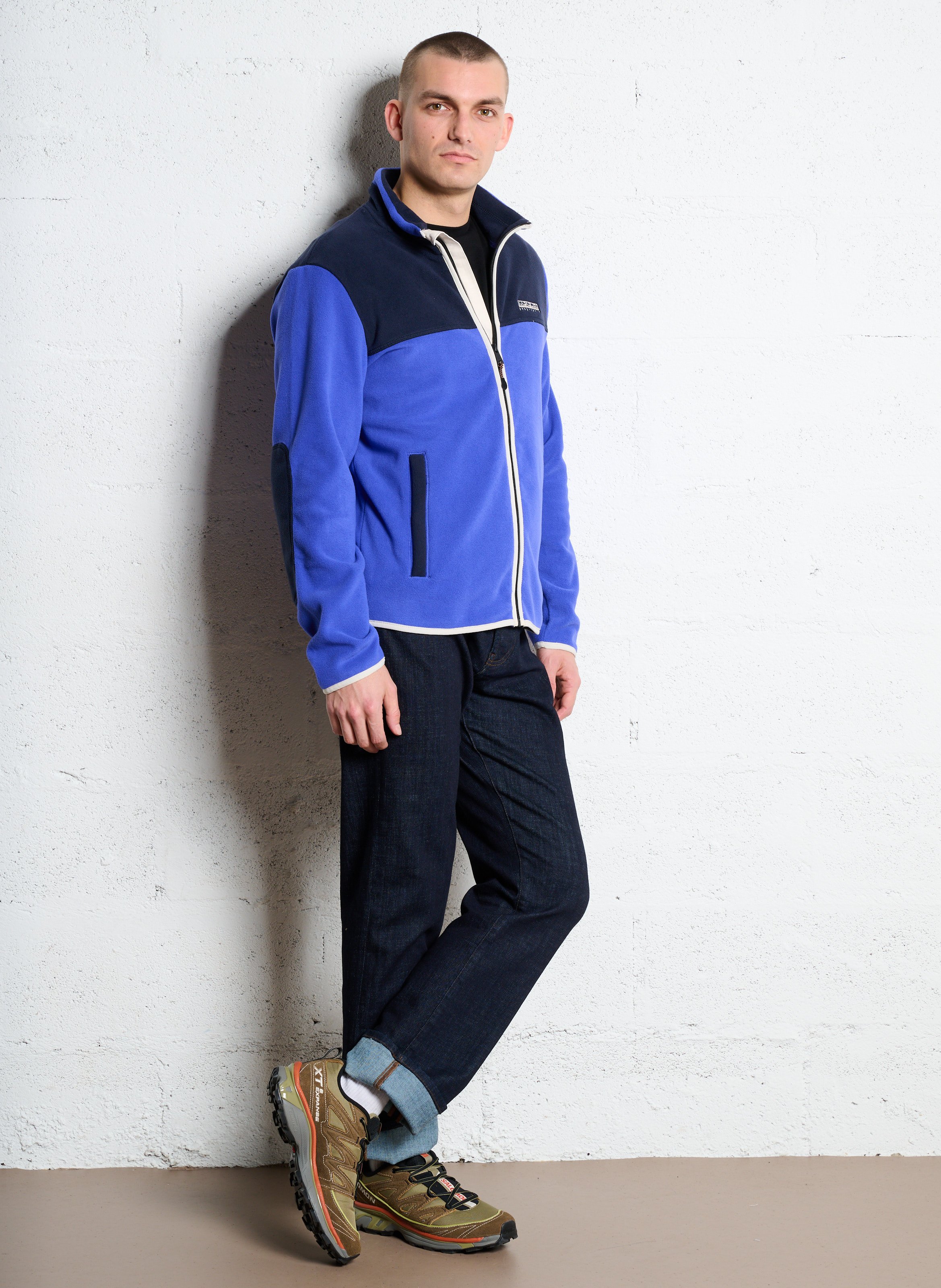 Polaire droite col montant NAPAPIJRI Bleu