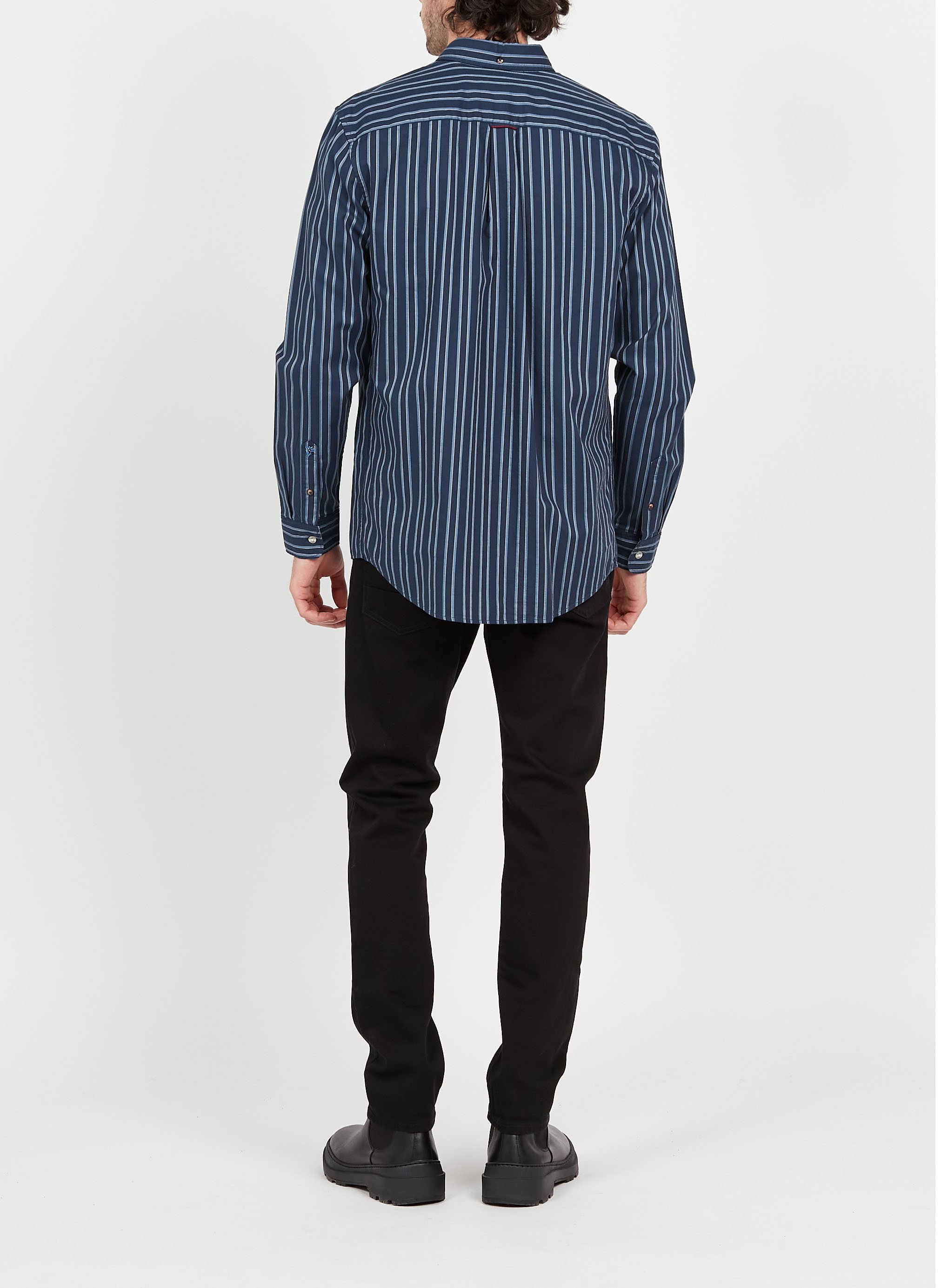 Regular-fit, gestreept overhemd van biokatoen met Amerikaanse kraag SCOTCH AND SODA Veelkleurig