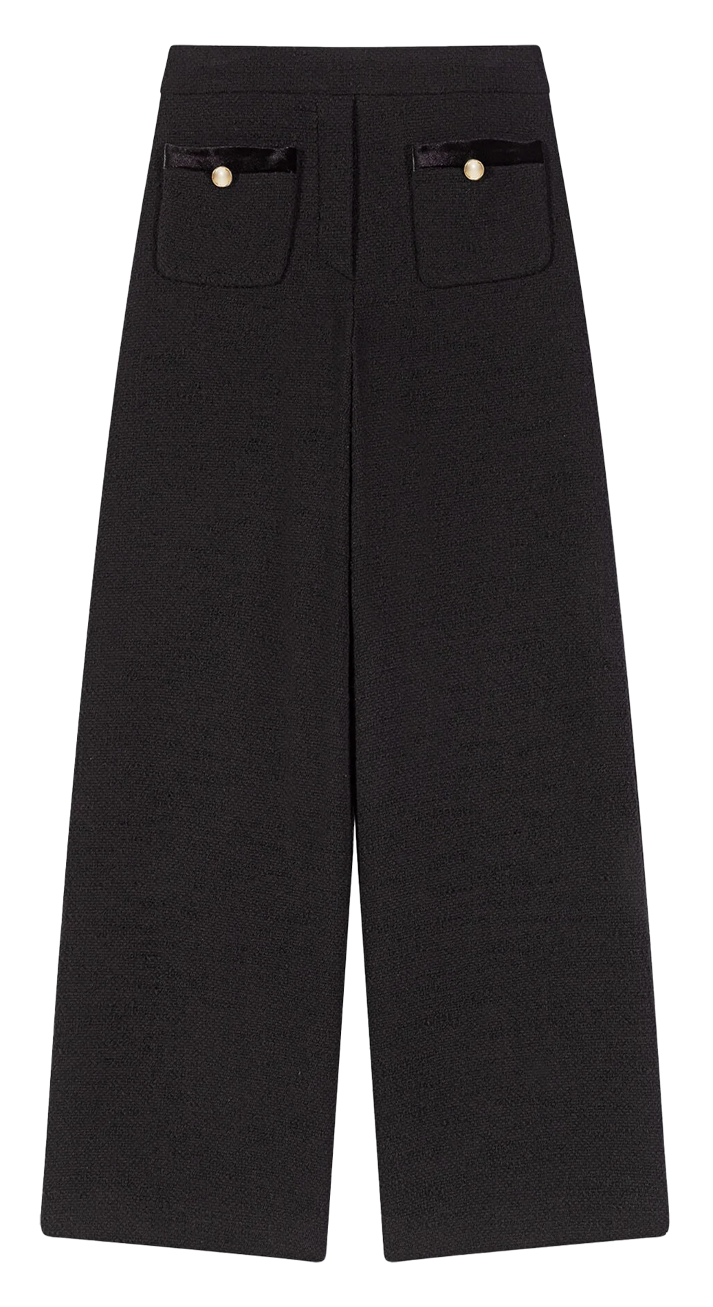 Pantalón ancho MAJE Negro