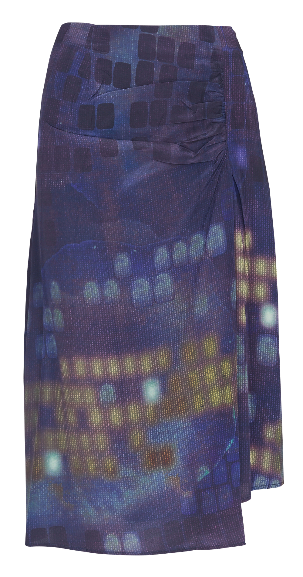 Anel printed midi skirt COTELAC Purple