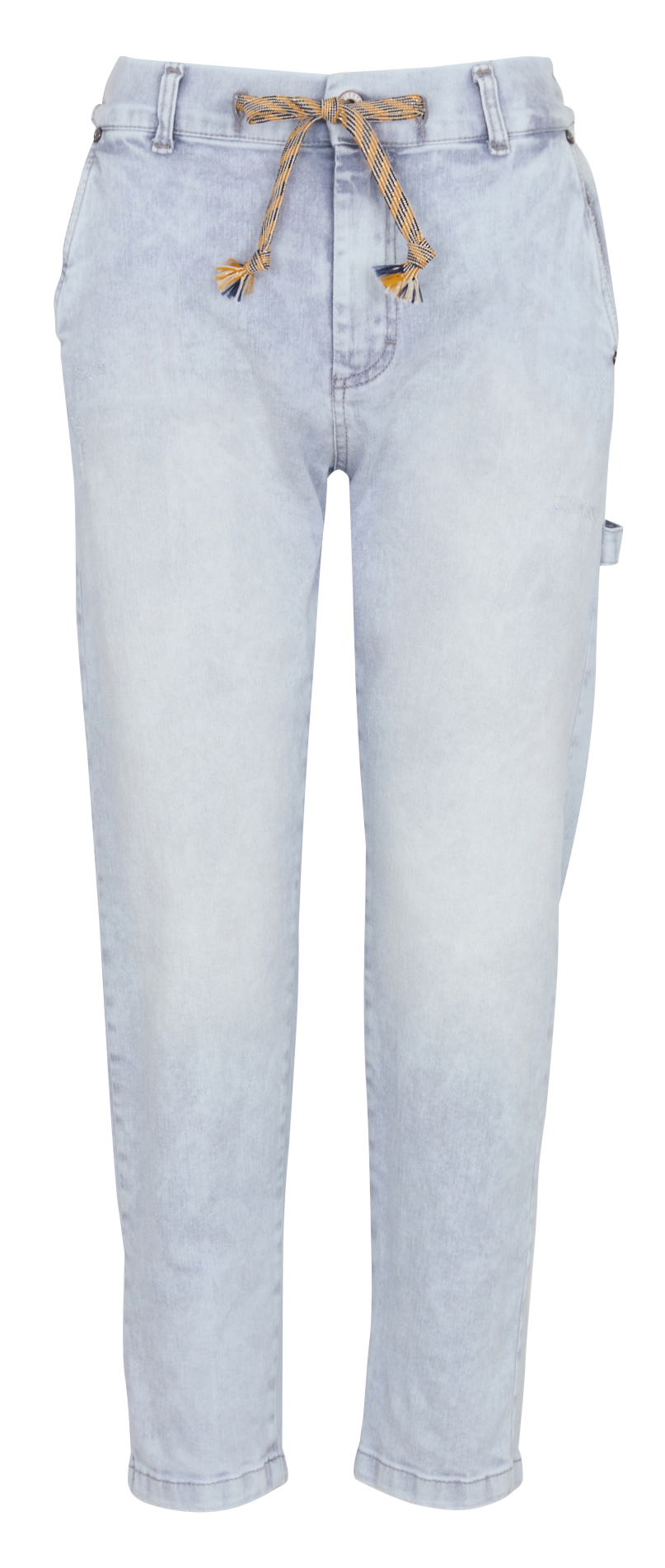 Jean baggy en coton mélangé PLEASE Gris