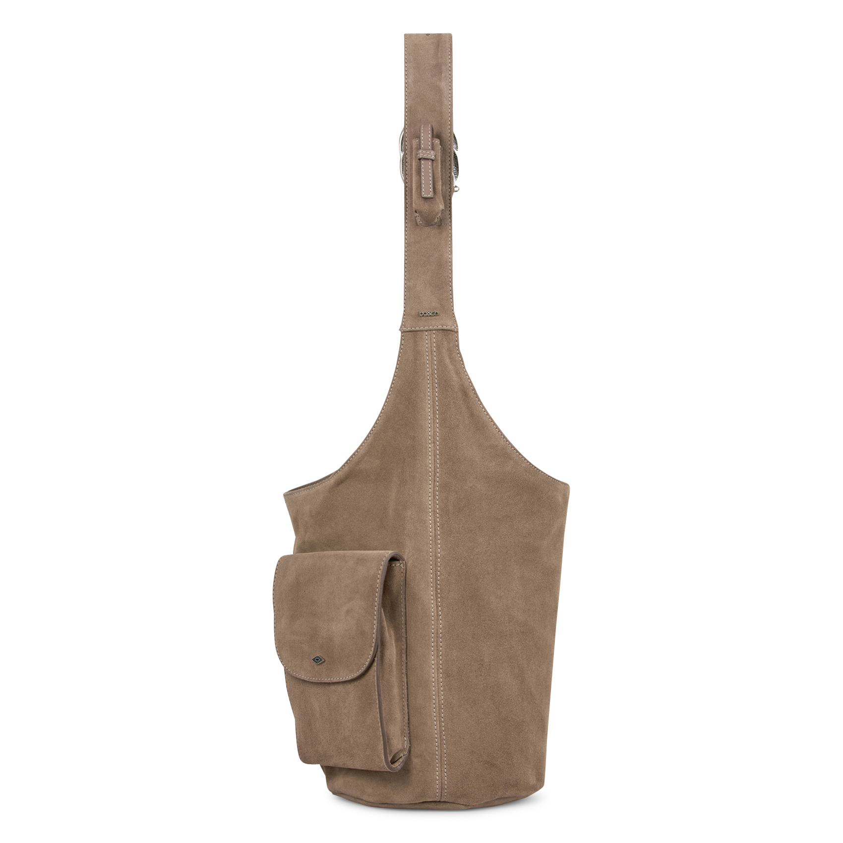 Leren clutch BA&SH Bruin