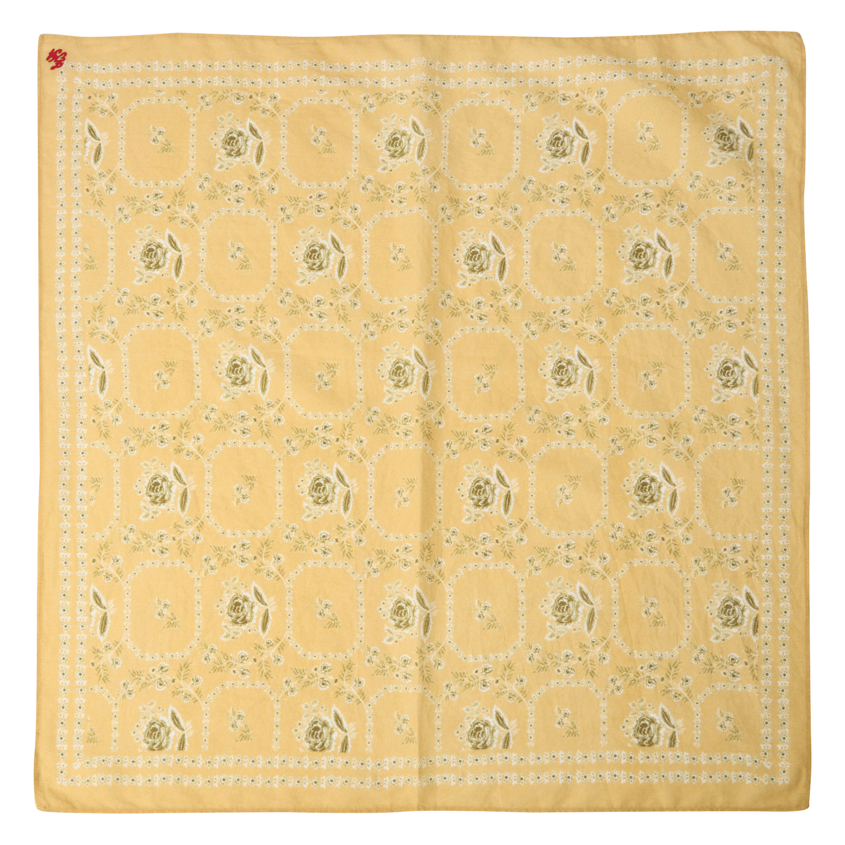 Foulard van katoen FEEKA Geel