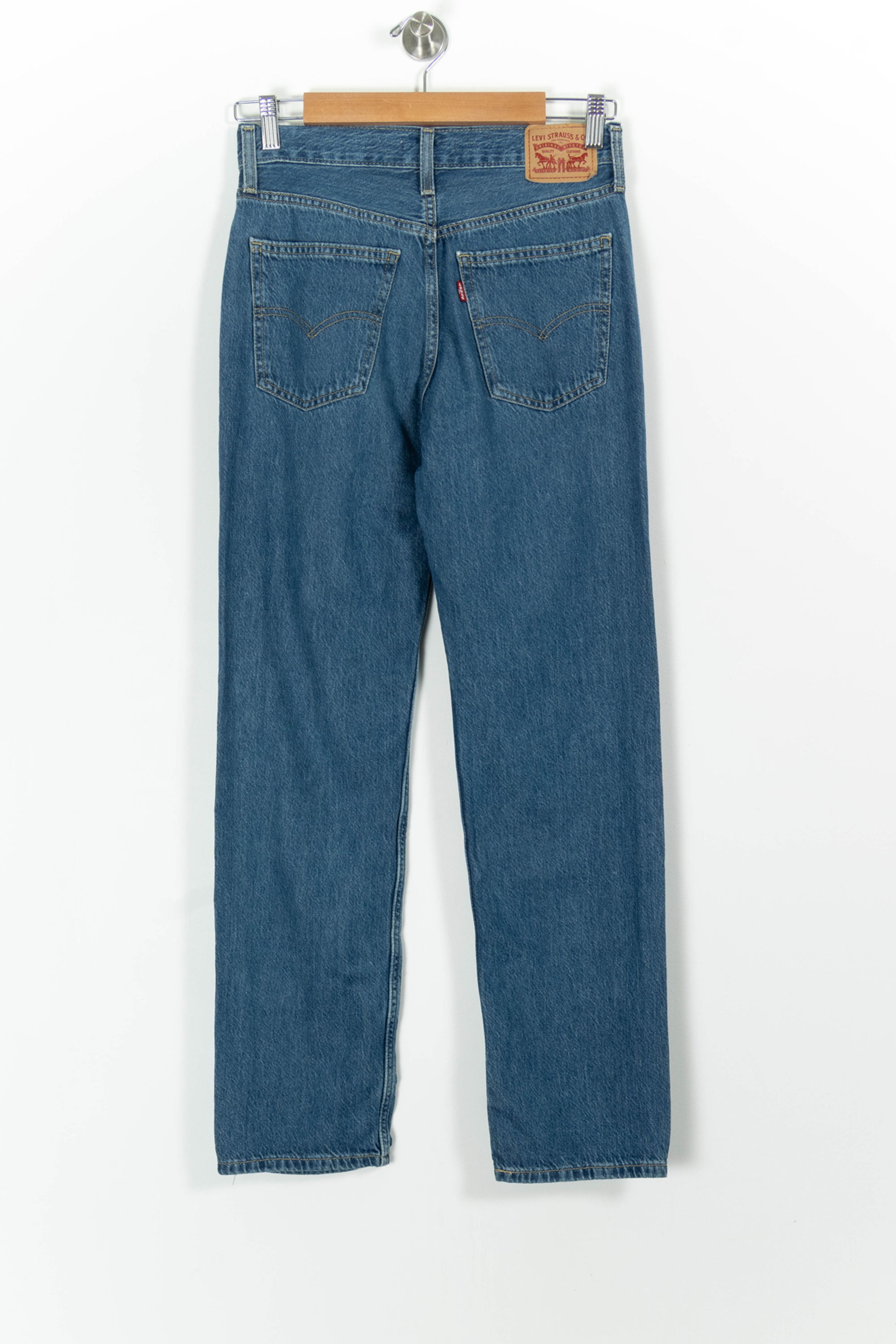 Cropped slim jeans with studs LEVI'S - Seconde main Blue