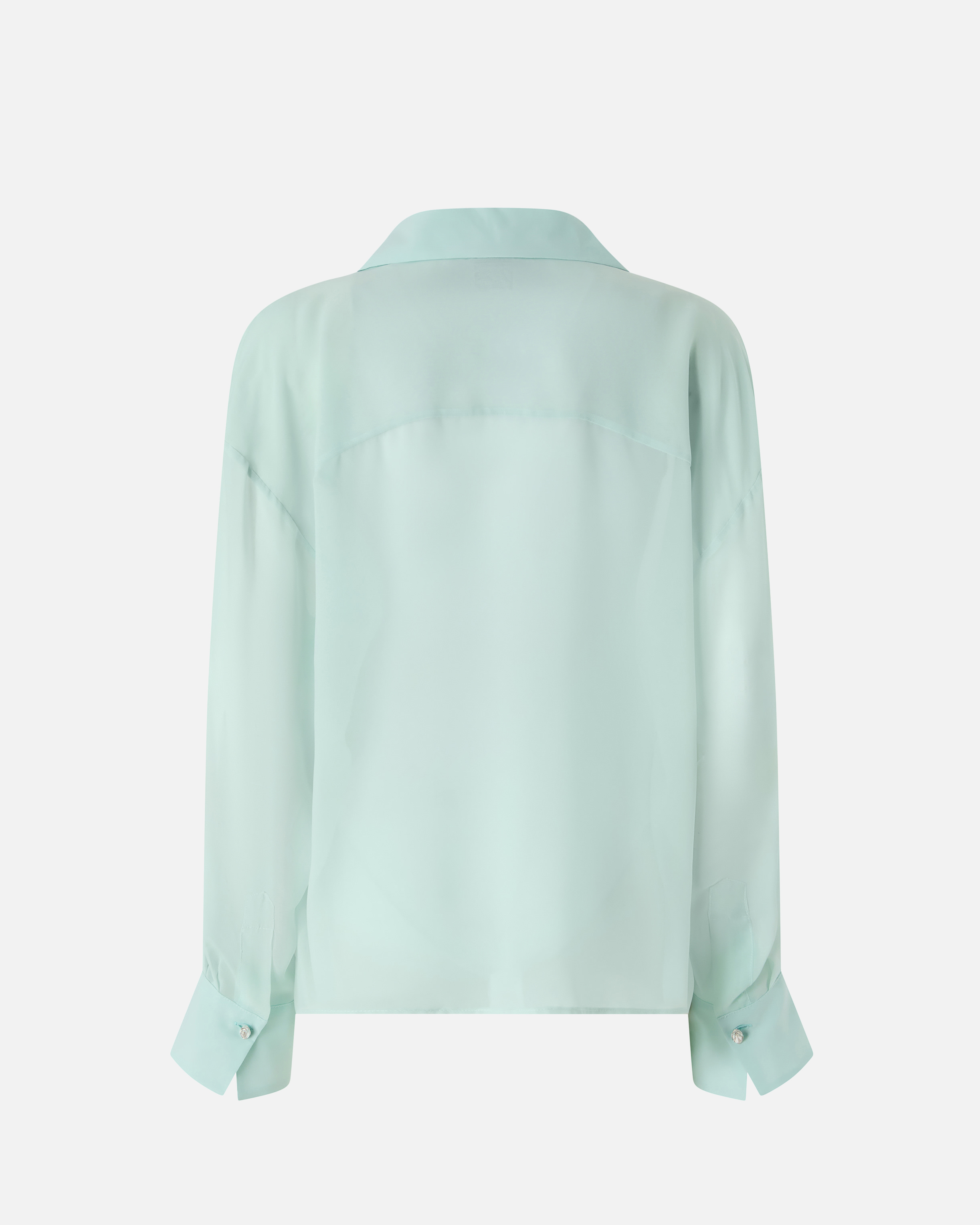 Chemise transparente en mousseline PINKO Vert