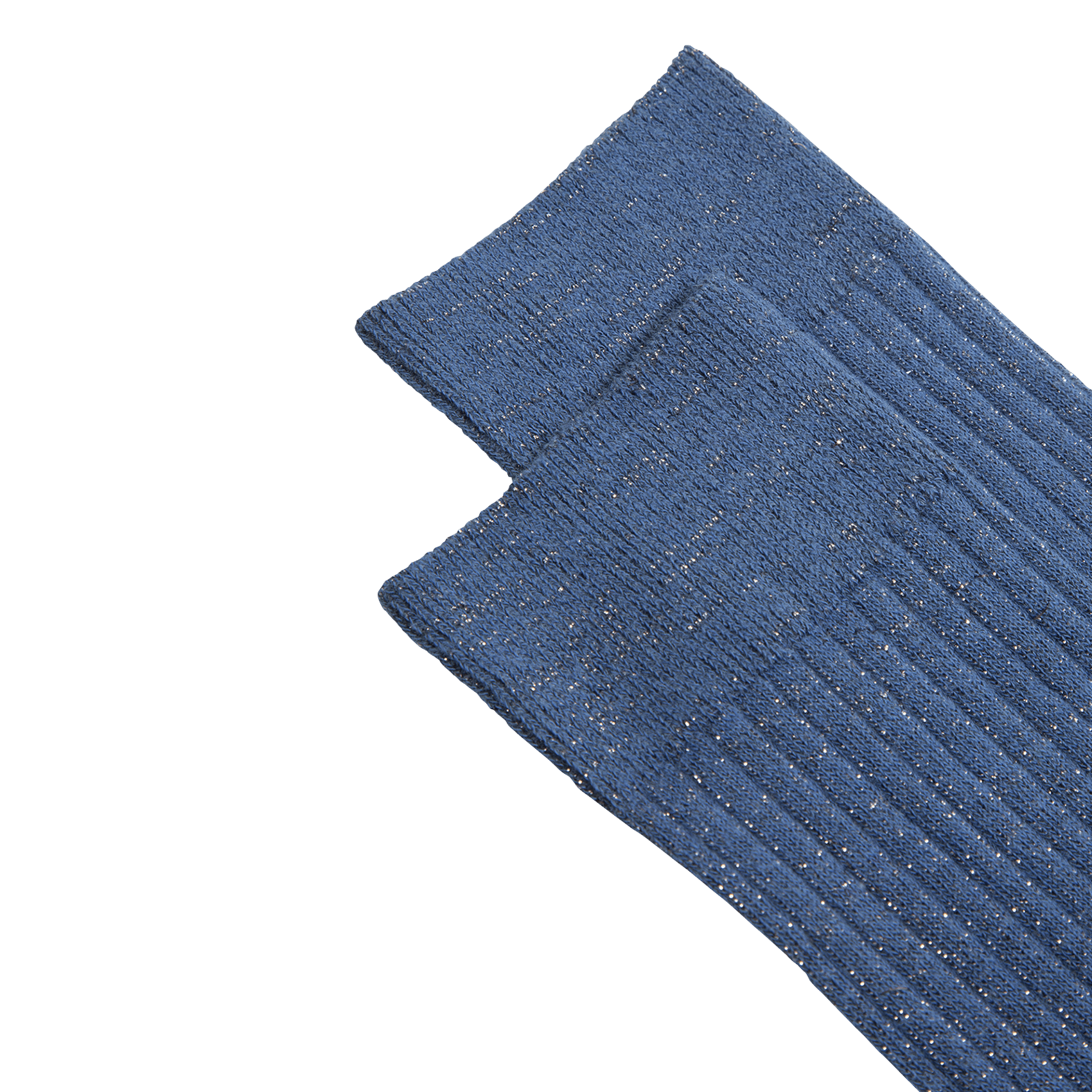 Glittery high socks | Blue ANT45 Women