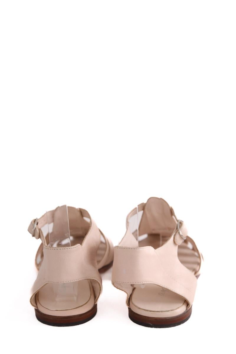 Faux leather sandals AGNES B. - Seconde Main Pink