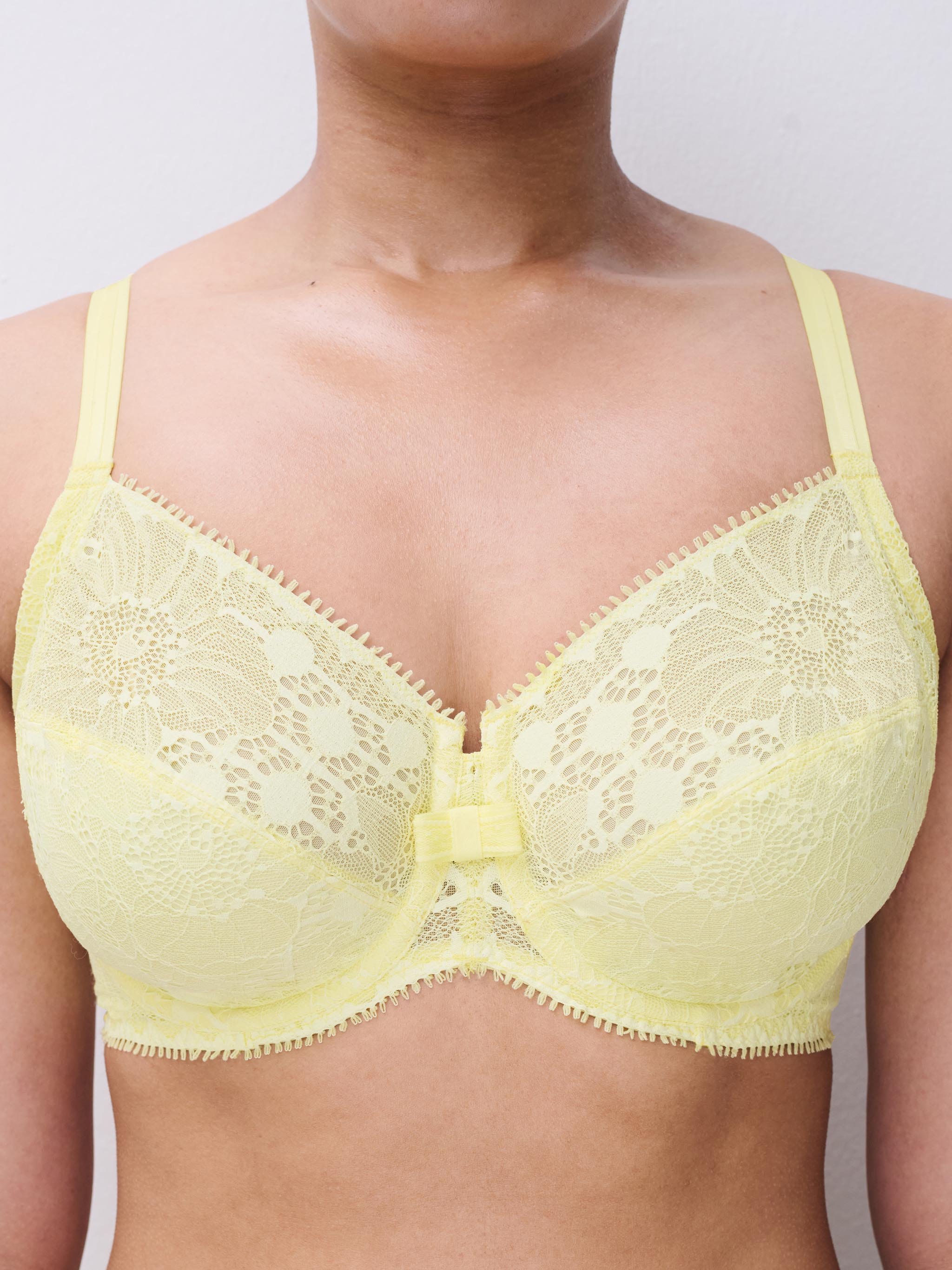 Full-cup bra CHANTELLE Yellow