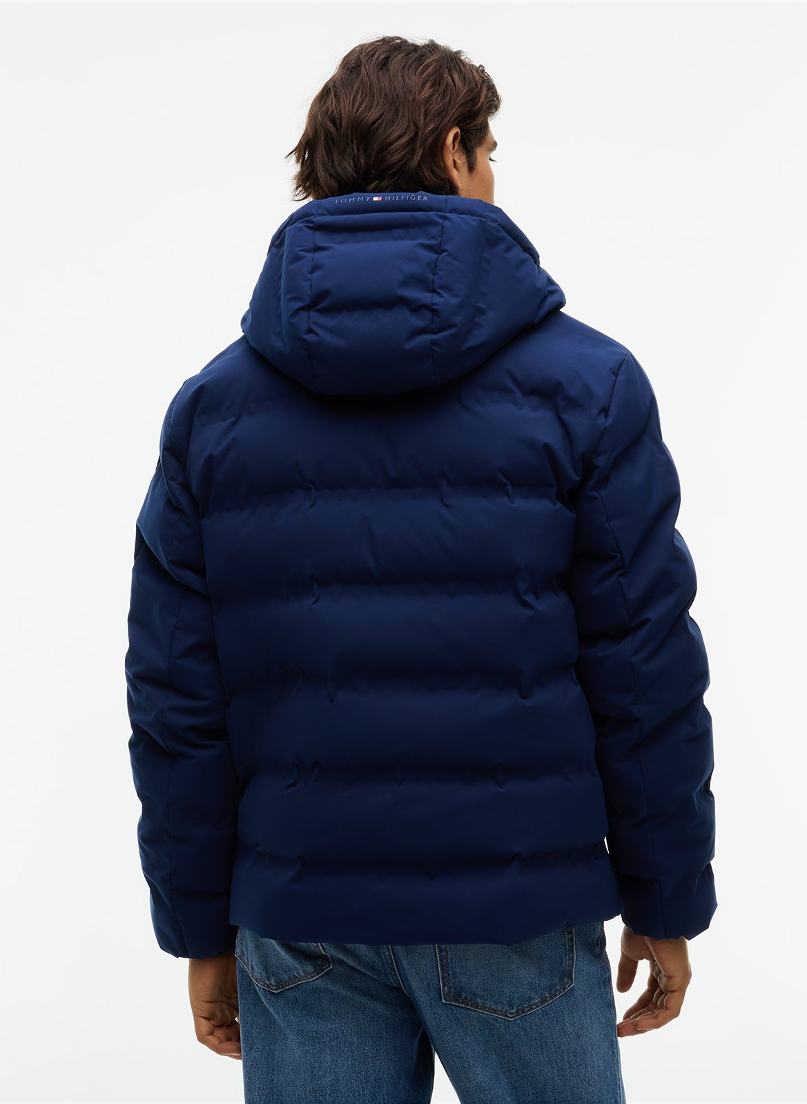 Doudoune col montant TOMMY HILFIGER Bleu