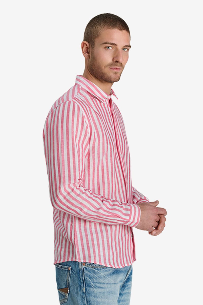 Buttoned shirt LE TEMPS DES CERISES Red
