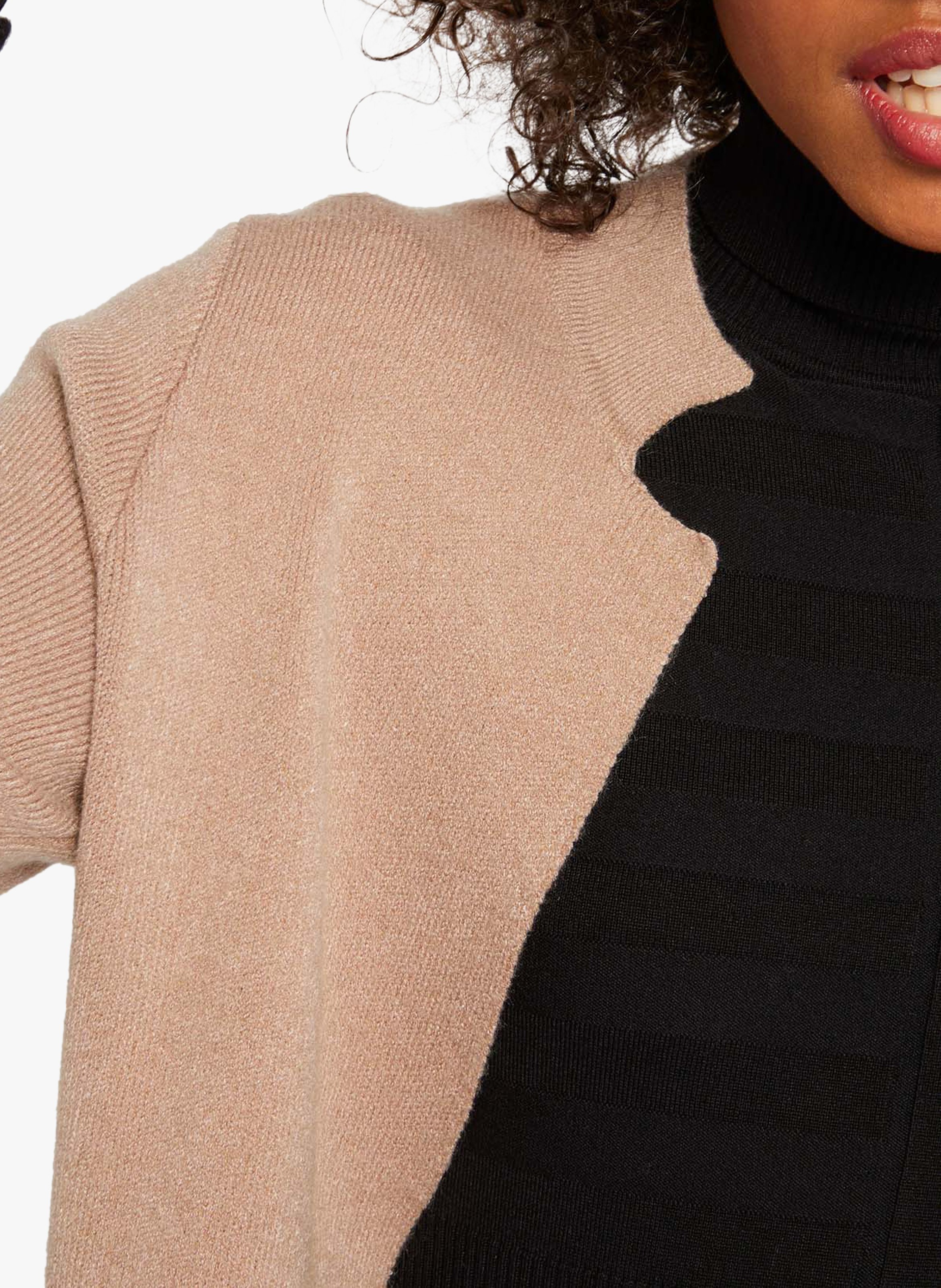 Offene Strickjacke MORGAN Braun