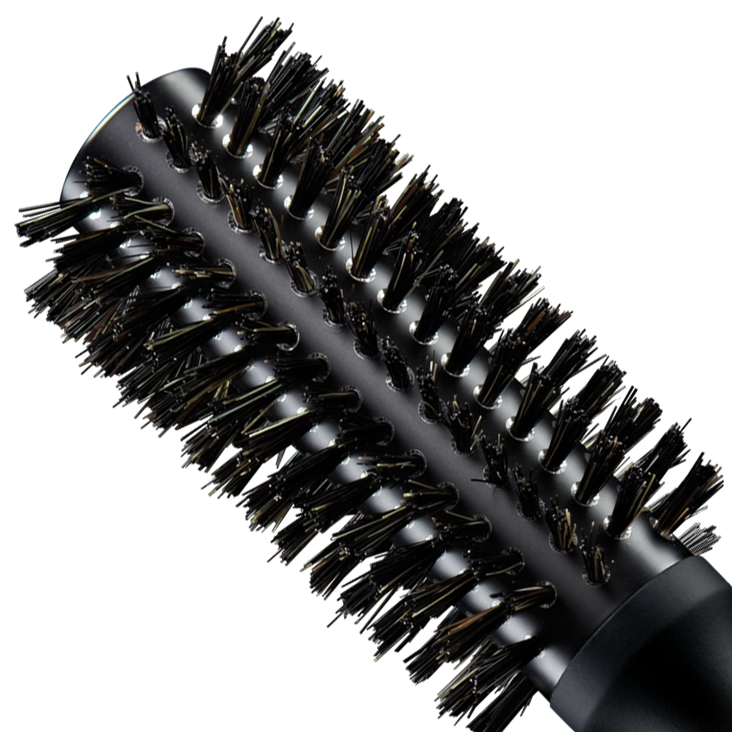 Round brush with natural bristles size 2 GHD Noir