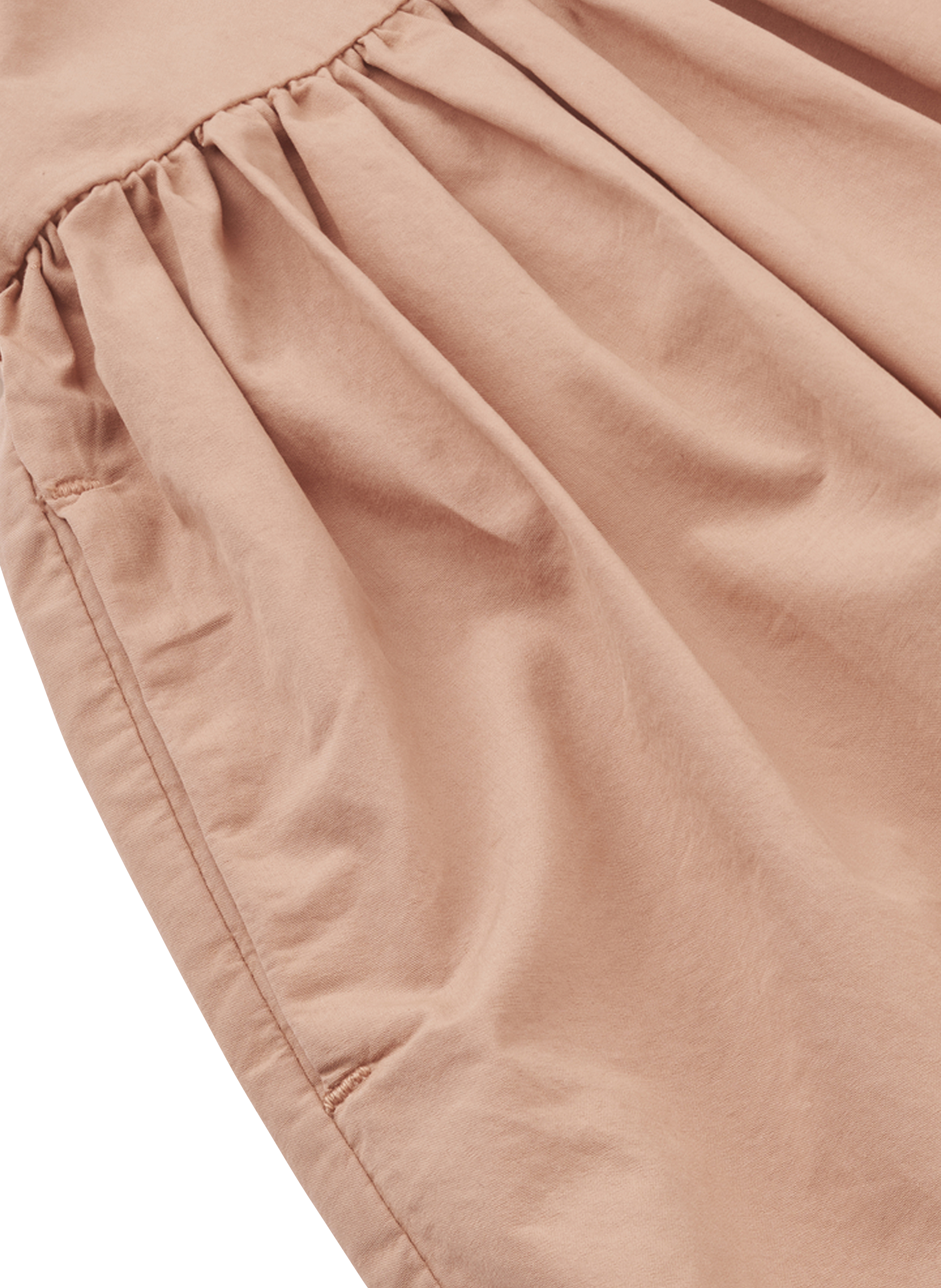 Round-neck organic cotton dress LIEWOOD Pink