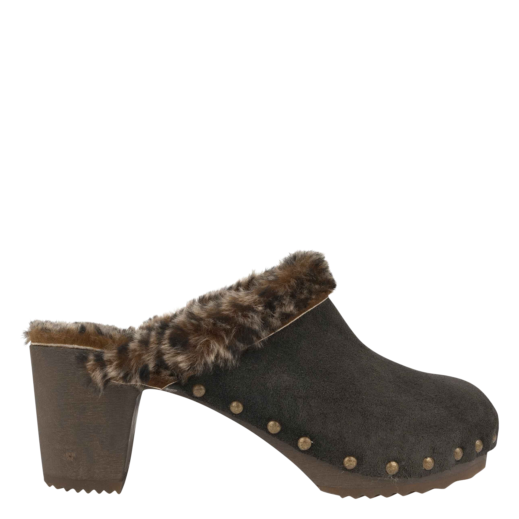 Muilezel gevoerd met leer BOSABO Bruin