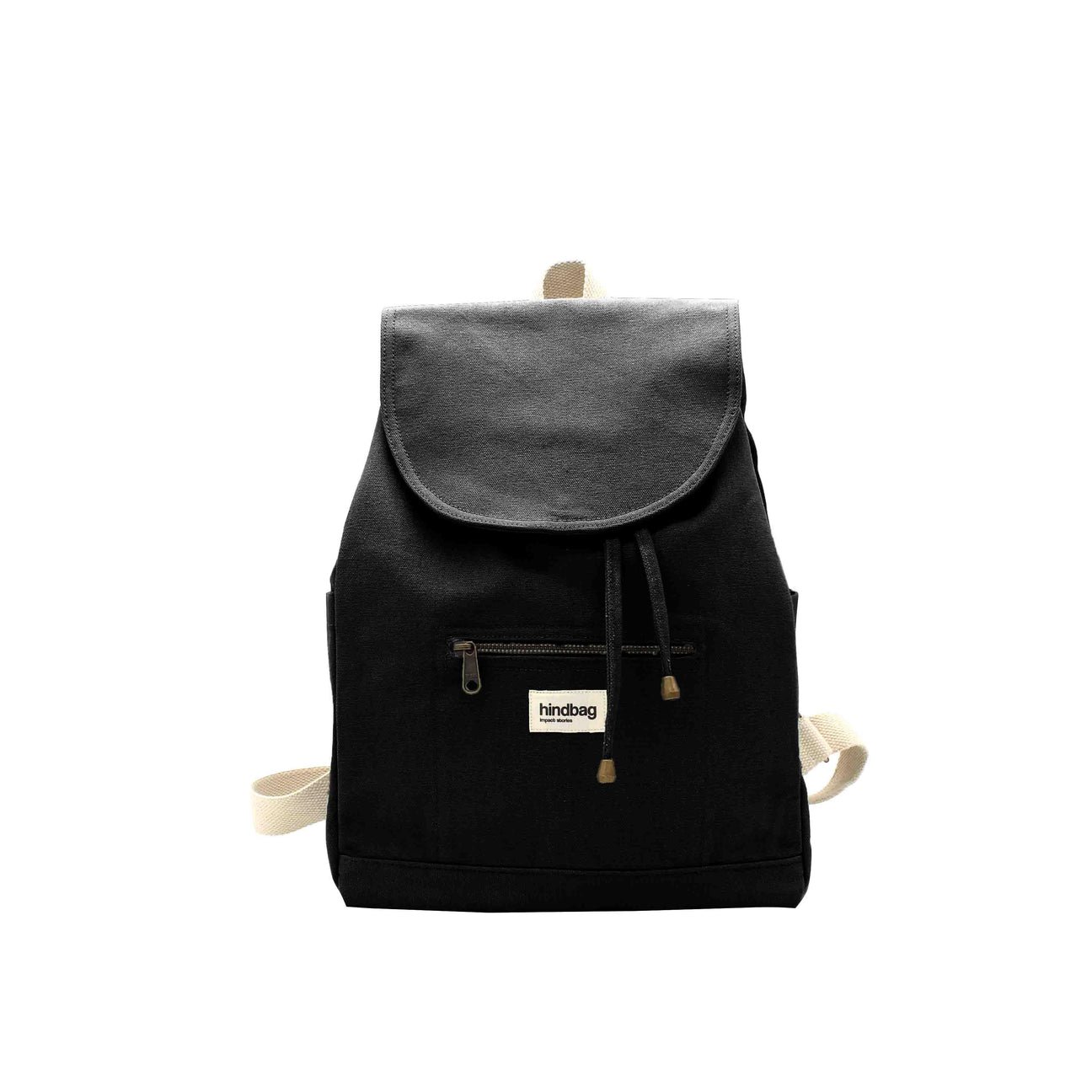 Cotton backpack ELIOT Noir