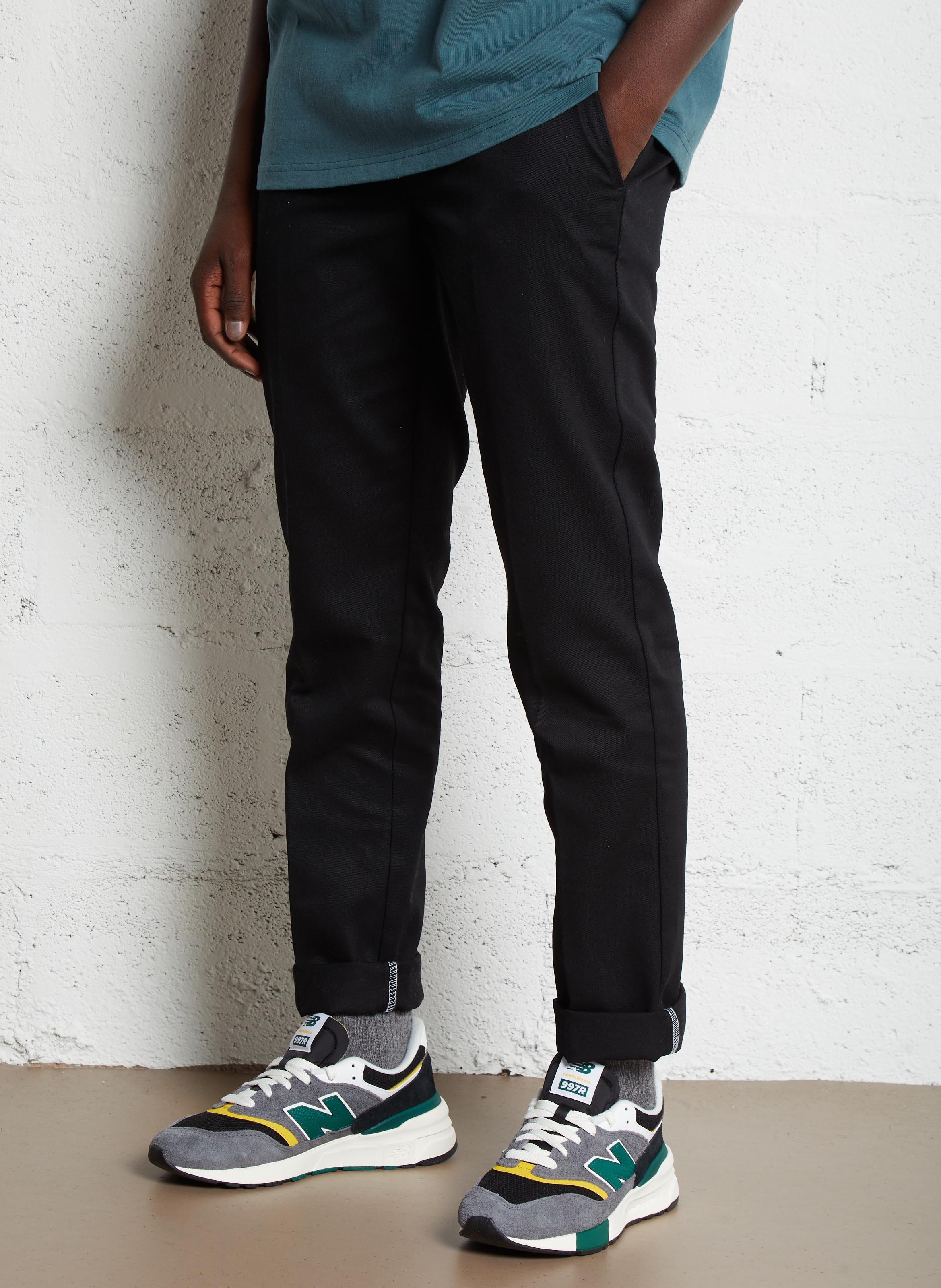 Slim-fit broek DICKIES Zwart