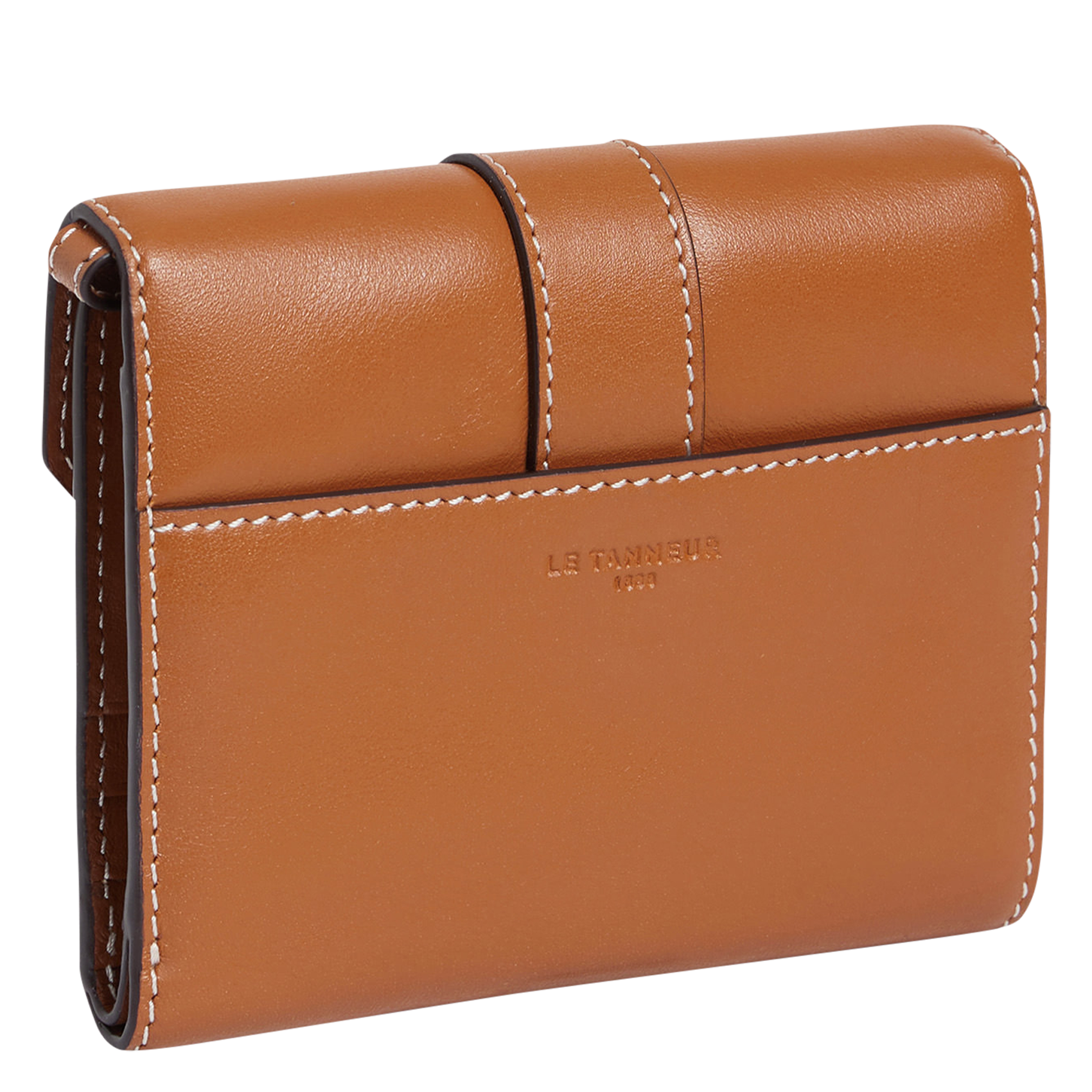 Porte-cartes en cuir LE TANNEUR Marron
