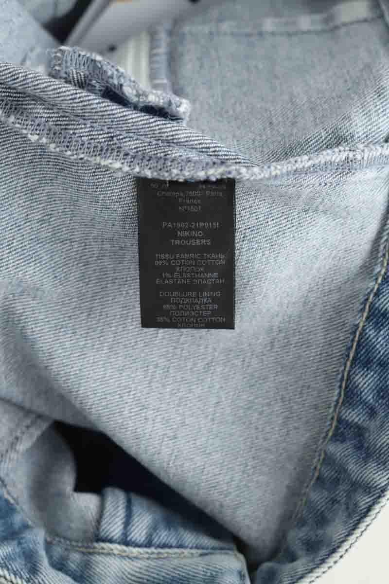 Cotton skinny jeans ISABEL MARANT - Seconde Main Blue