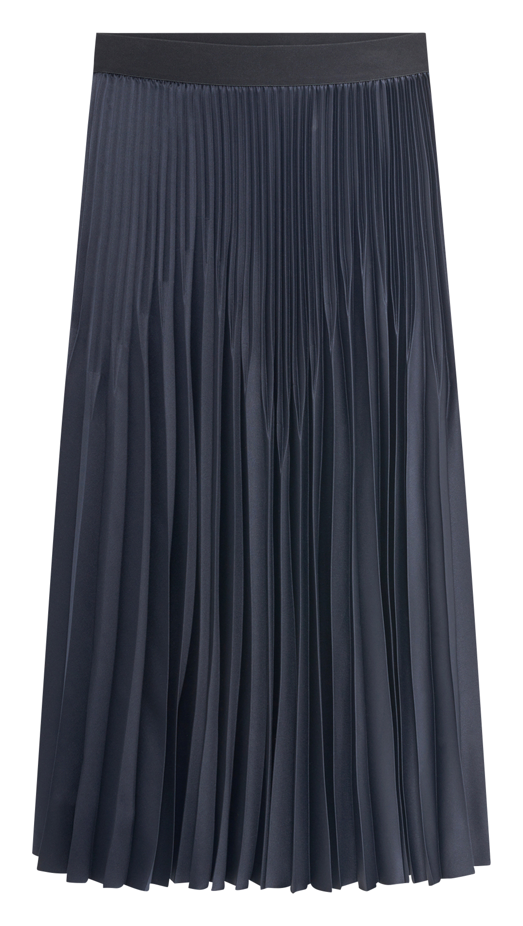 Jupe midi plissée PABLO Bleu