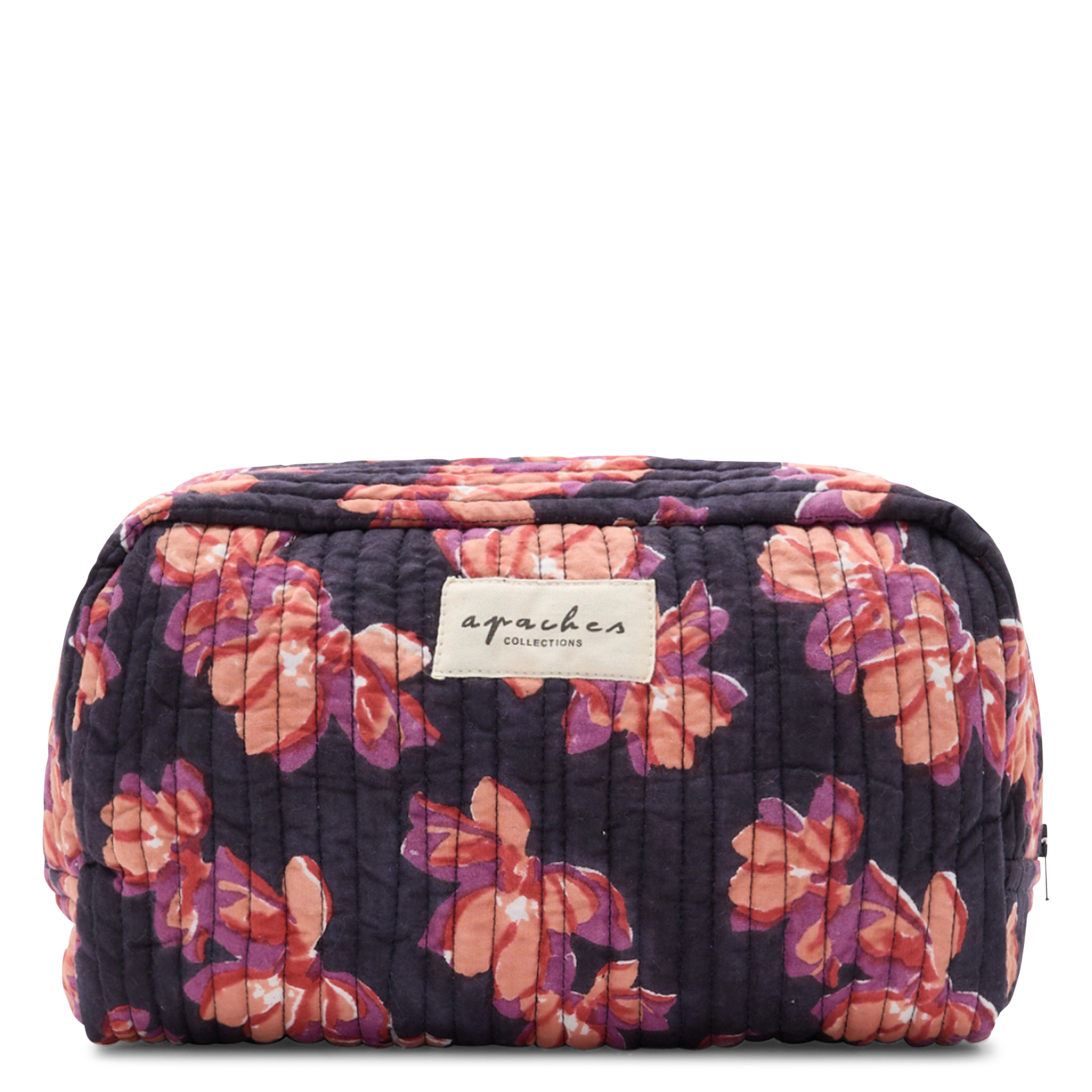 Printed cotton wash bag APACHES COLLECTIONS Blue