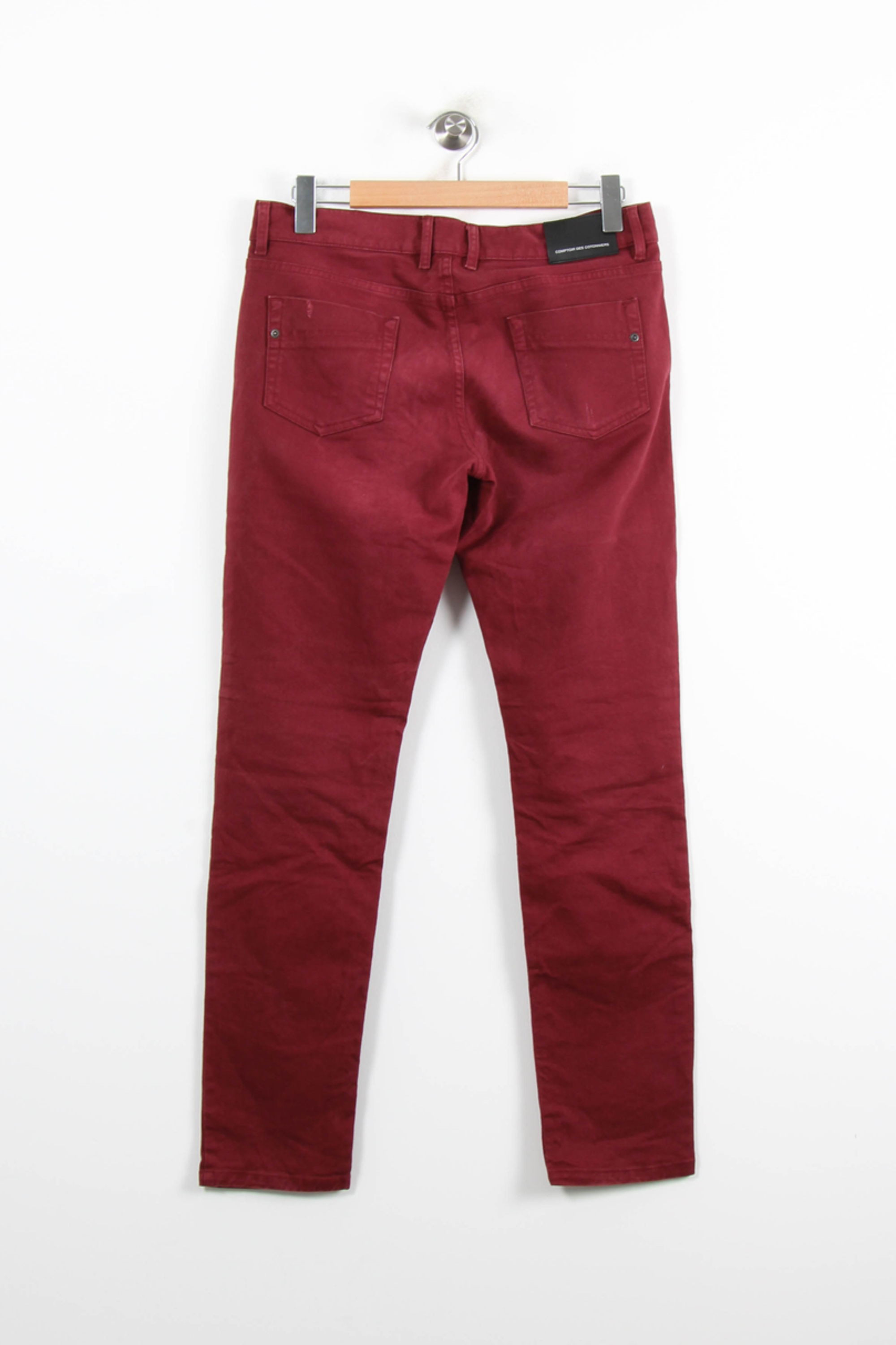Cropped slim jeans with studs COMPTOIR DES COTONNIERS - Seconde main Red