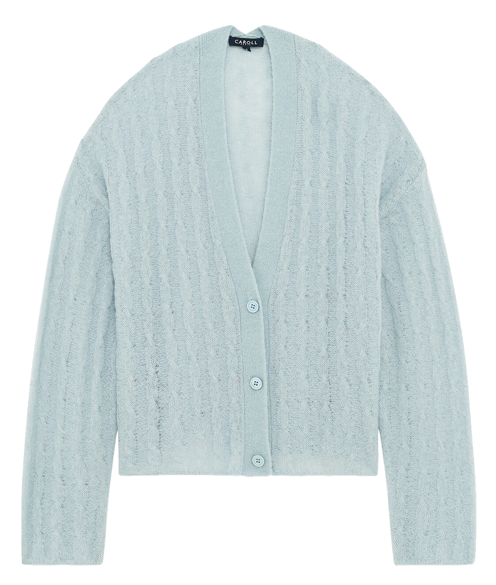 Gilet col v CAROLL Bleu