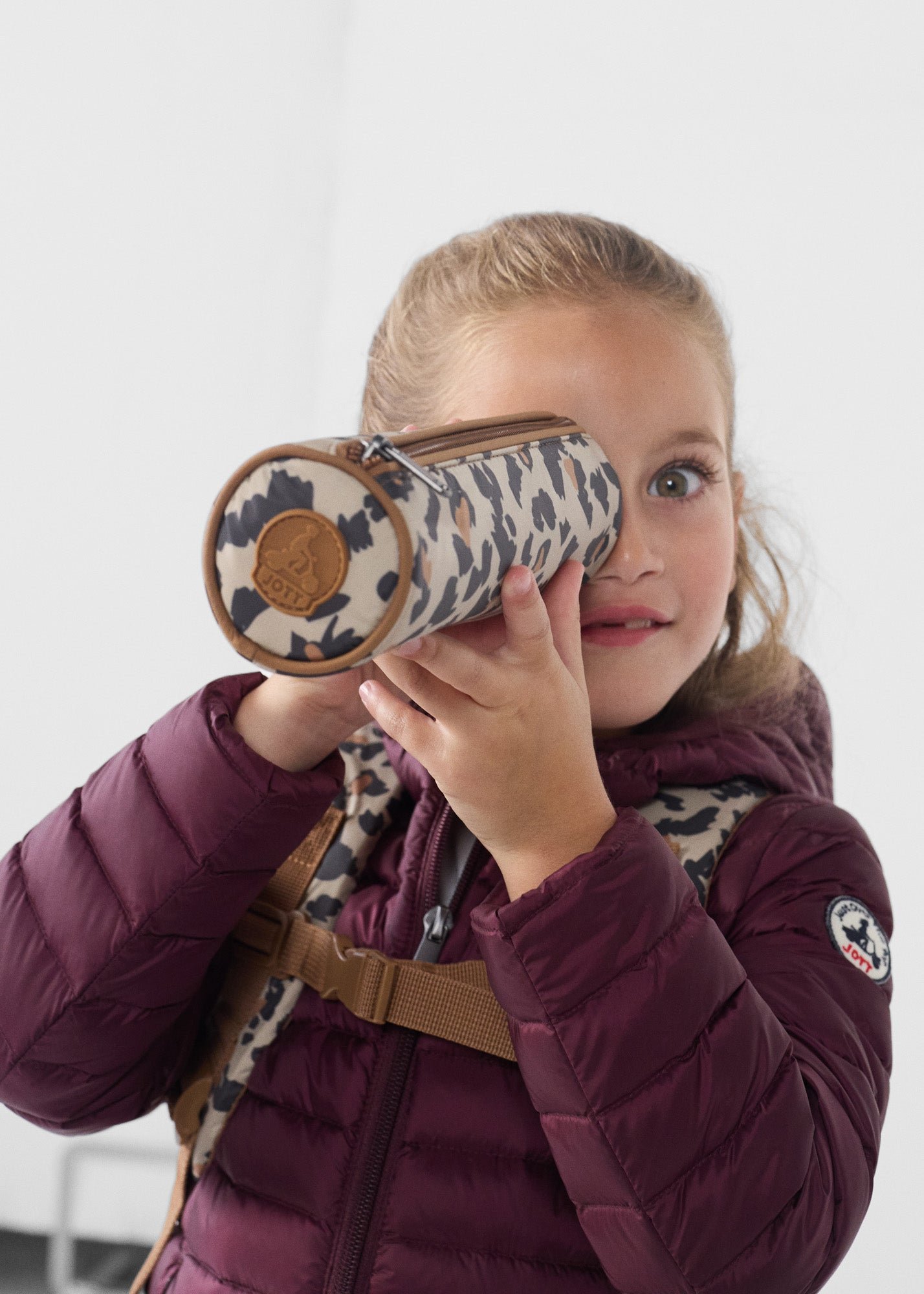 Pupil Print Backpack JOTT Brown