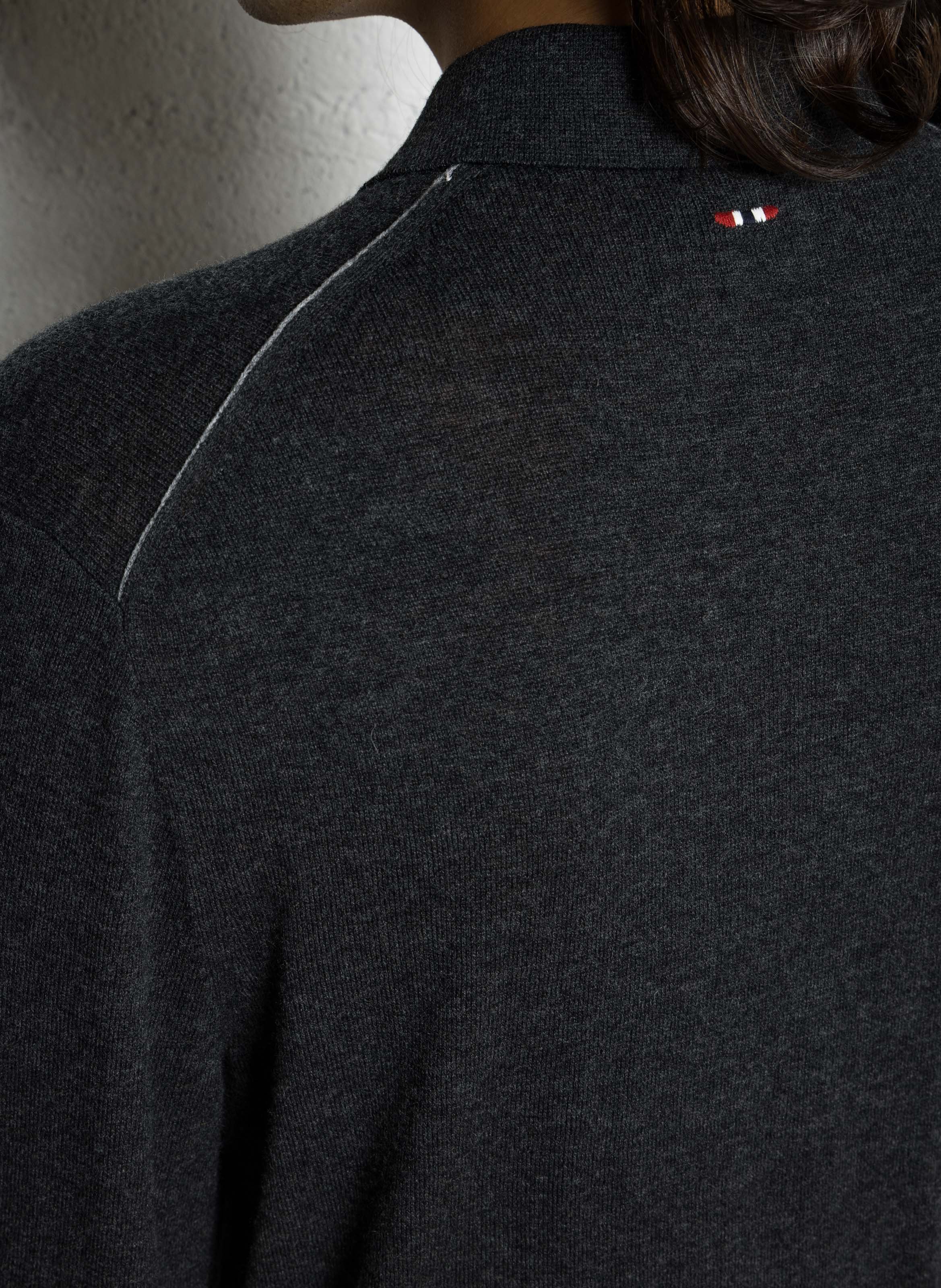 Polo manches longues en laine NAPAPIJRI Gris