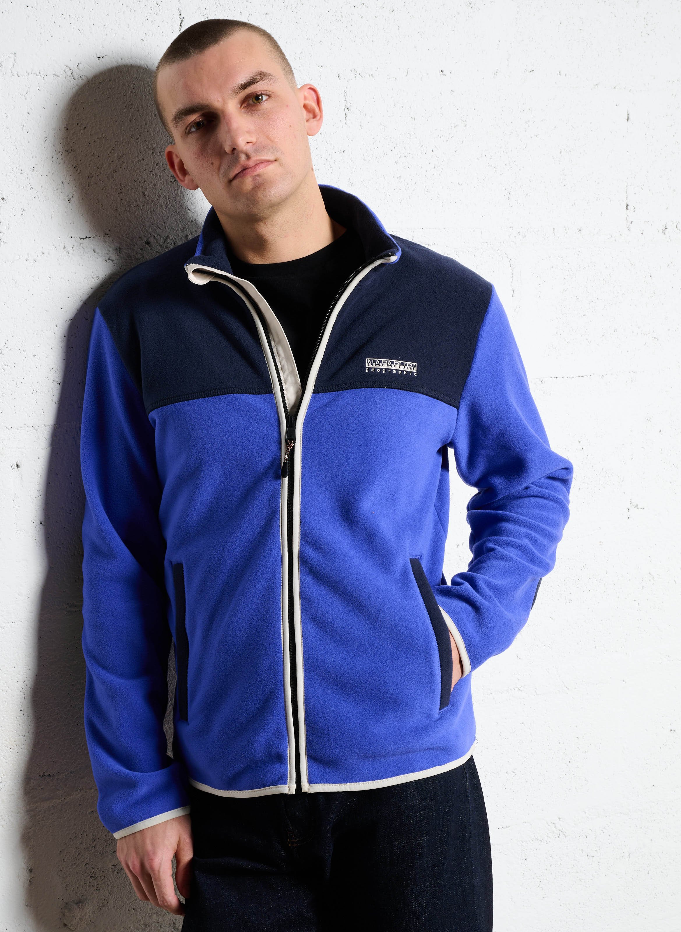 Polaire droite col montant NAPAPIJRI Bleu