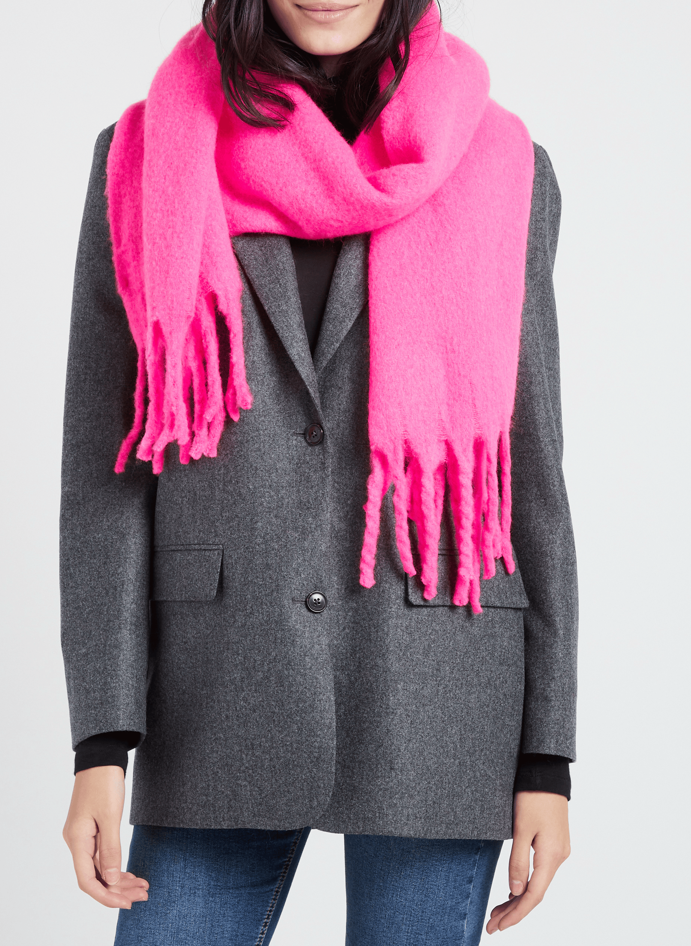 Fransenschal AMERICAN VINTAGE Rosa